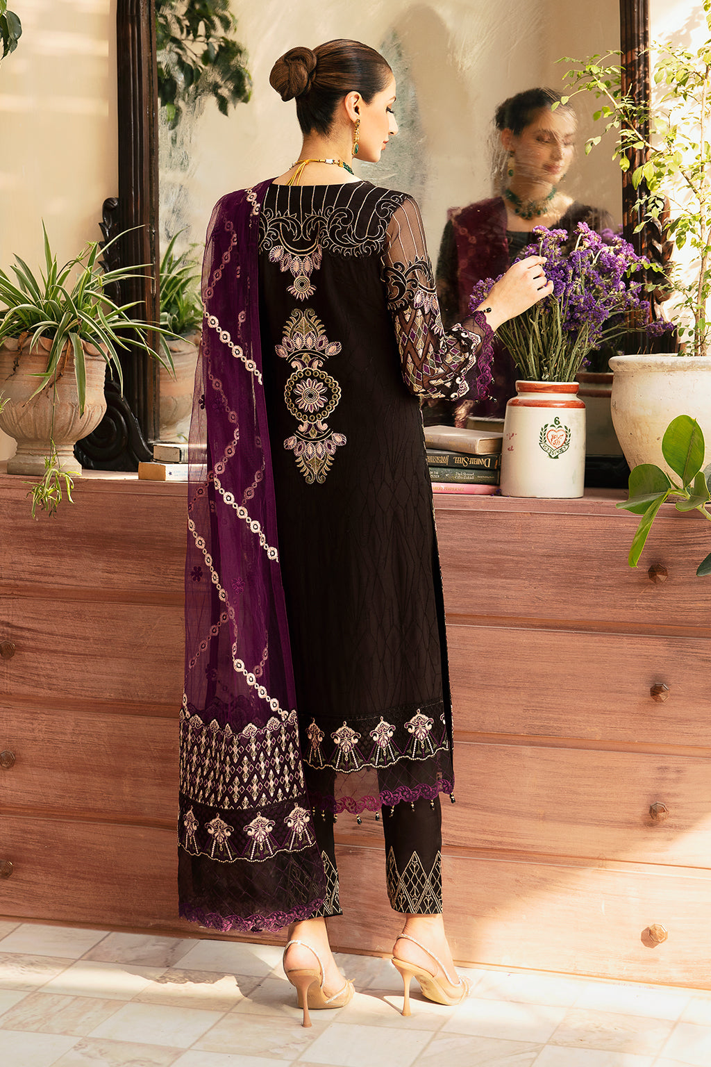Ramsha | Chevron Chiffon Collection | A-905 by Ramsha - Designer Dress - Type: Ladies Clothes - Available at Libayah - 100% Original