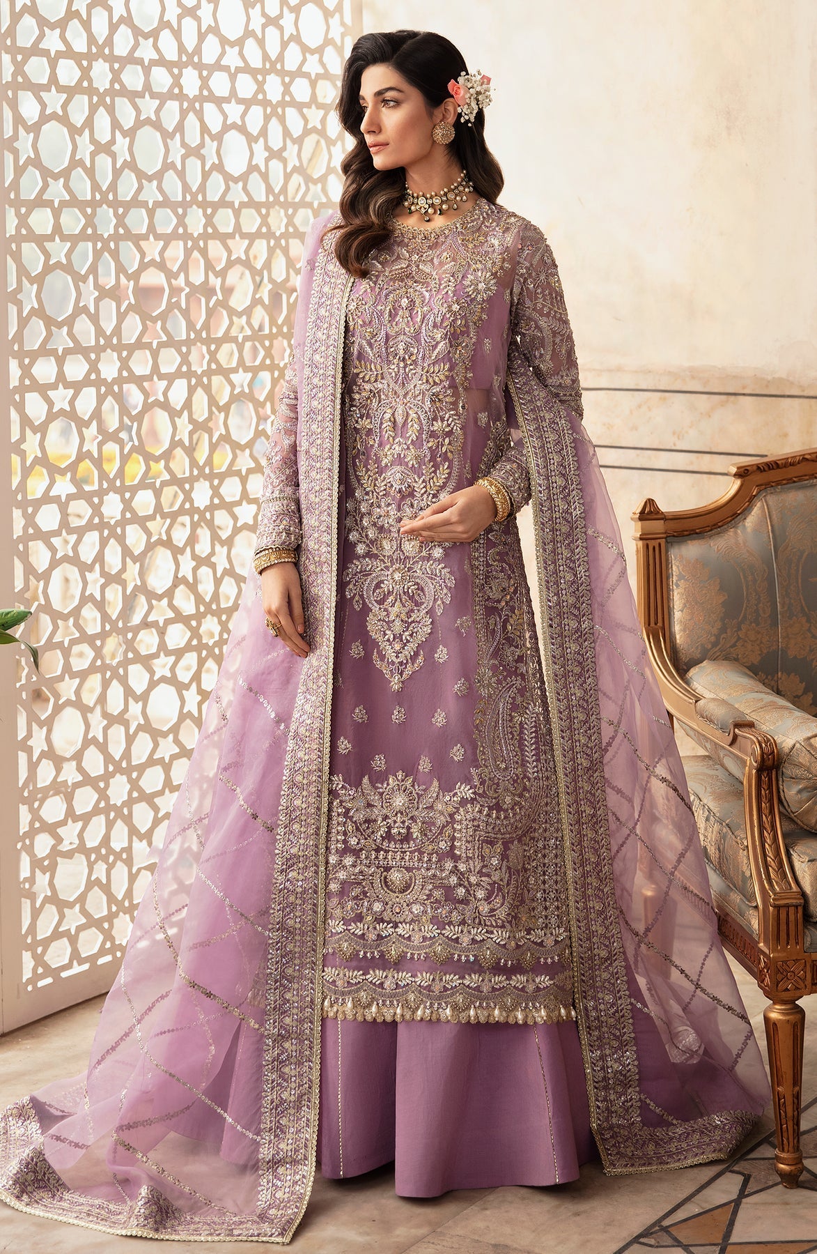 Zevk | Afsanah Wedding Formals | GUL-E-NARGIS by Zevk - Designer Dress - Type: Ladies Clothes - Available at Libayah - 100% Original