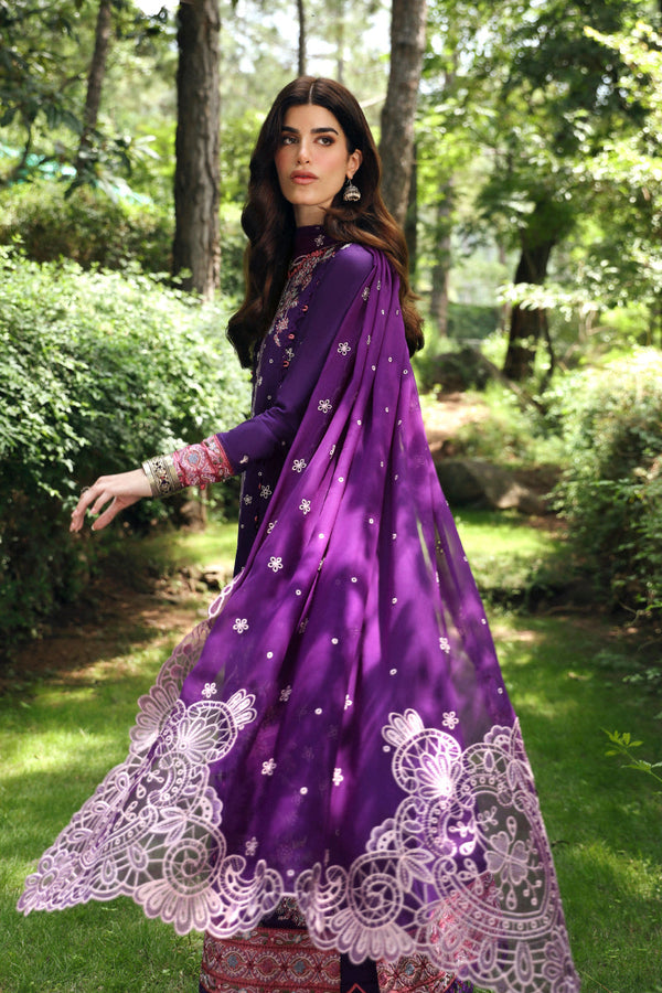 Qalamkar | Qlinekari Linen Collection | LM-15 EIMERA by Qalamkar - Designer Dress - Type: Luxury - Available at Libayah - 100% Original