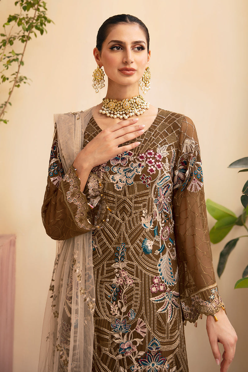 Ramsha | Chevron Chiffon Collection | A-910 by Ramsha - Designer Dress - Type: Ladies Clothes - Available at Libayah - 100% Original