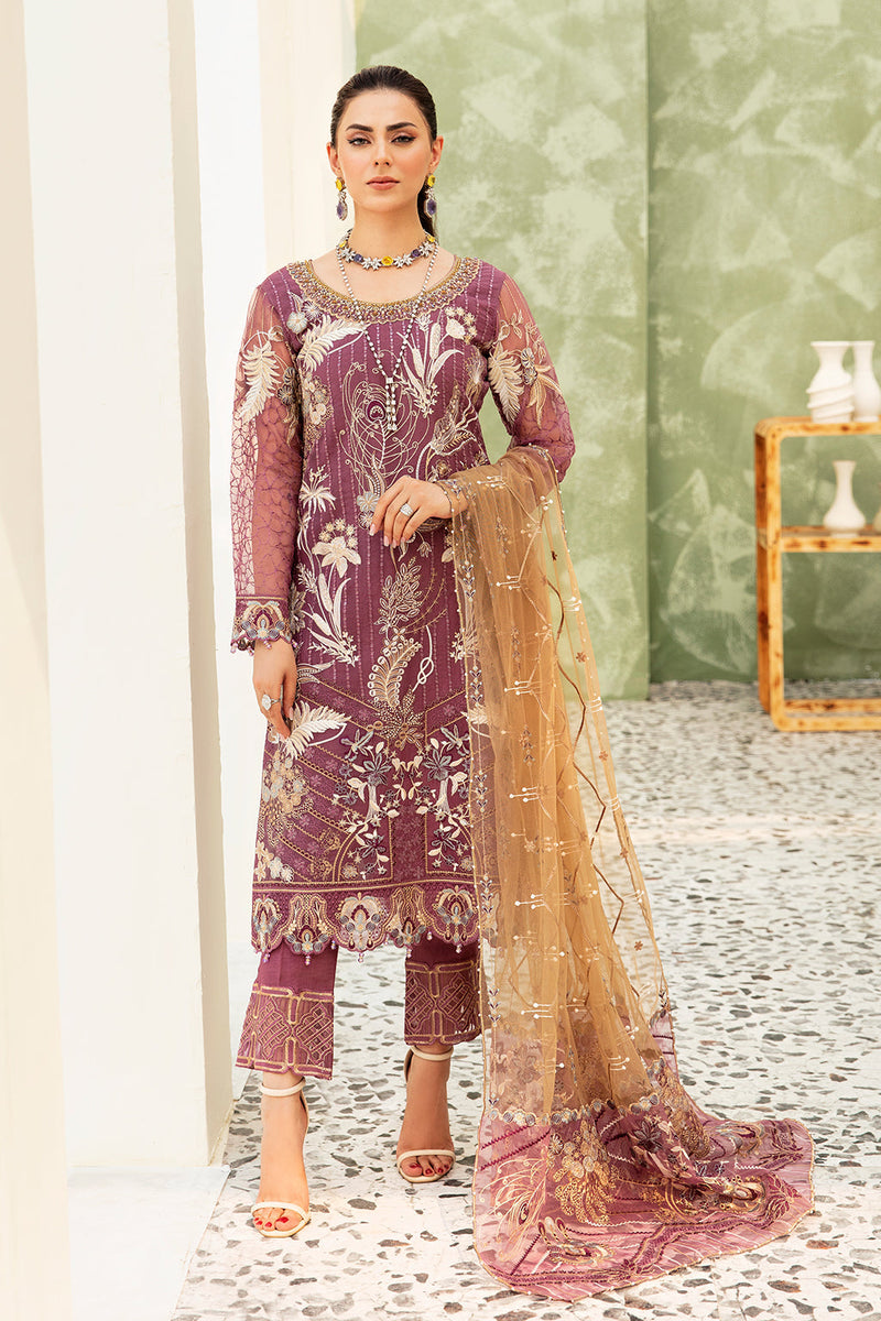 Ramsha | Minhal Organza Collection | M-910 by Ramsha - Designer Dress - Type: Ladies Clothes - Available at Libayah - 100% Original