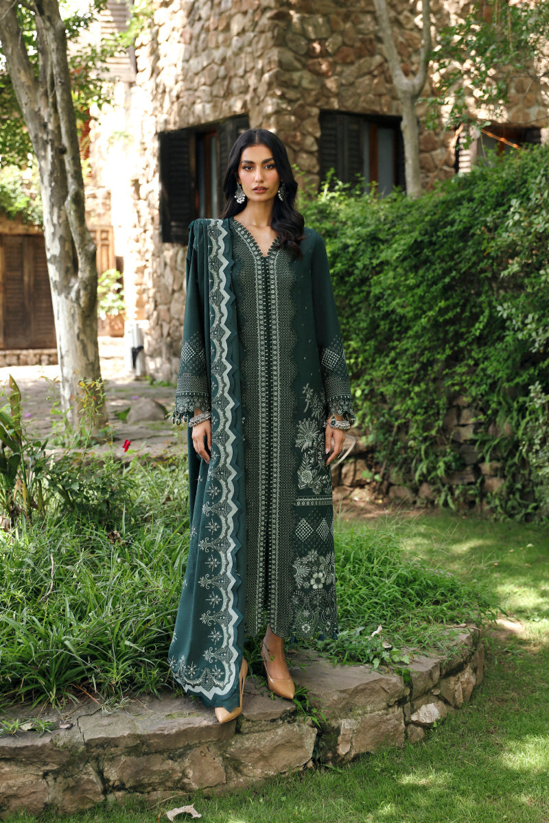 Qalamkar | Qlinekari Linen Collection | LM-05 AILIS by Qalamkar - Designer Dress - Type: Luxury - Available at Libayah - 100% Original