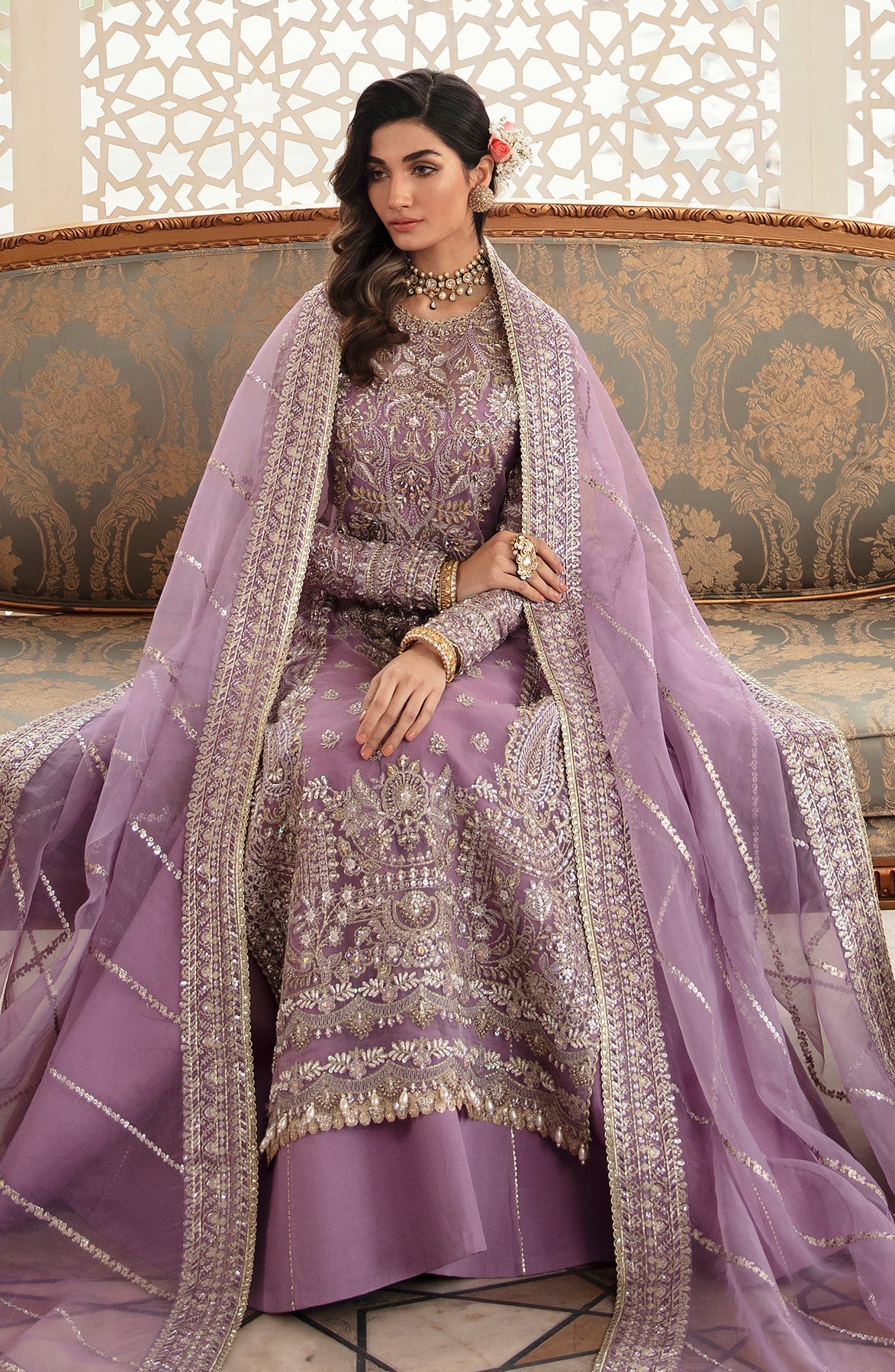 Zevk | Afsanah Wedding Formals | GUL-E-NARGIS by Zevk - Designer Dress - Type: Ladies Clothes - Available at Libayah - 100% Original