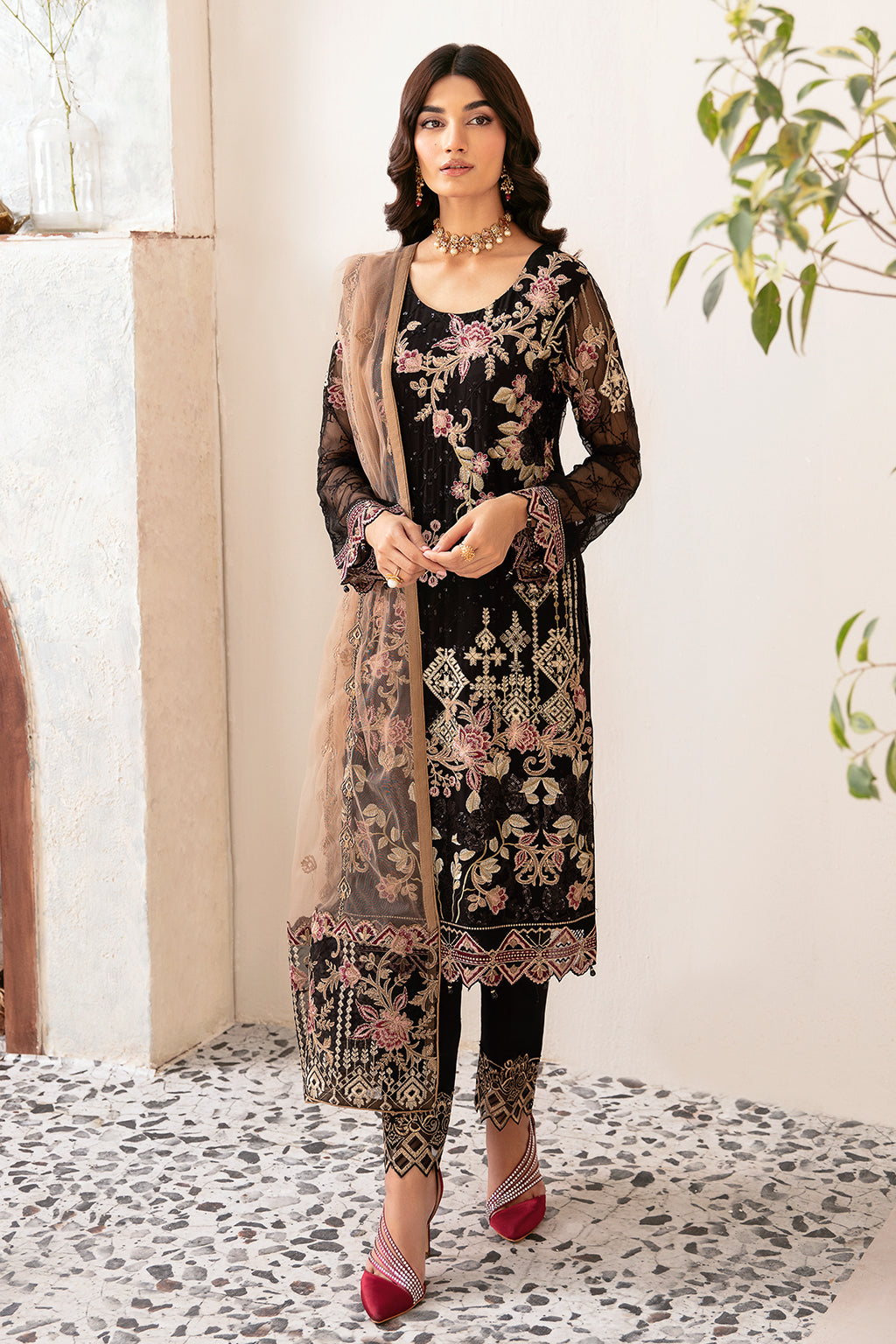 Ramsha | Rangoon Chiffon Collection 24 | D-1204 by Ramsha - Designer Dress - Type: Ladies Clothes - Available at Libayah - 100% Original