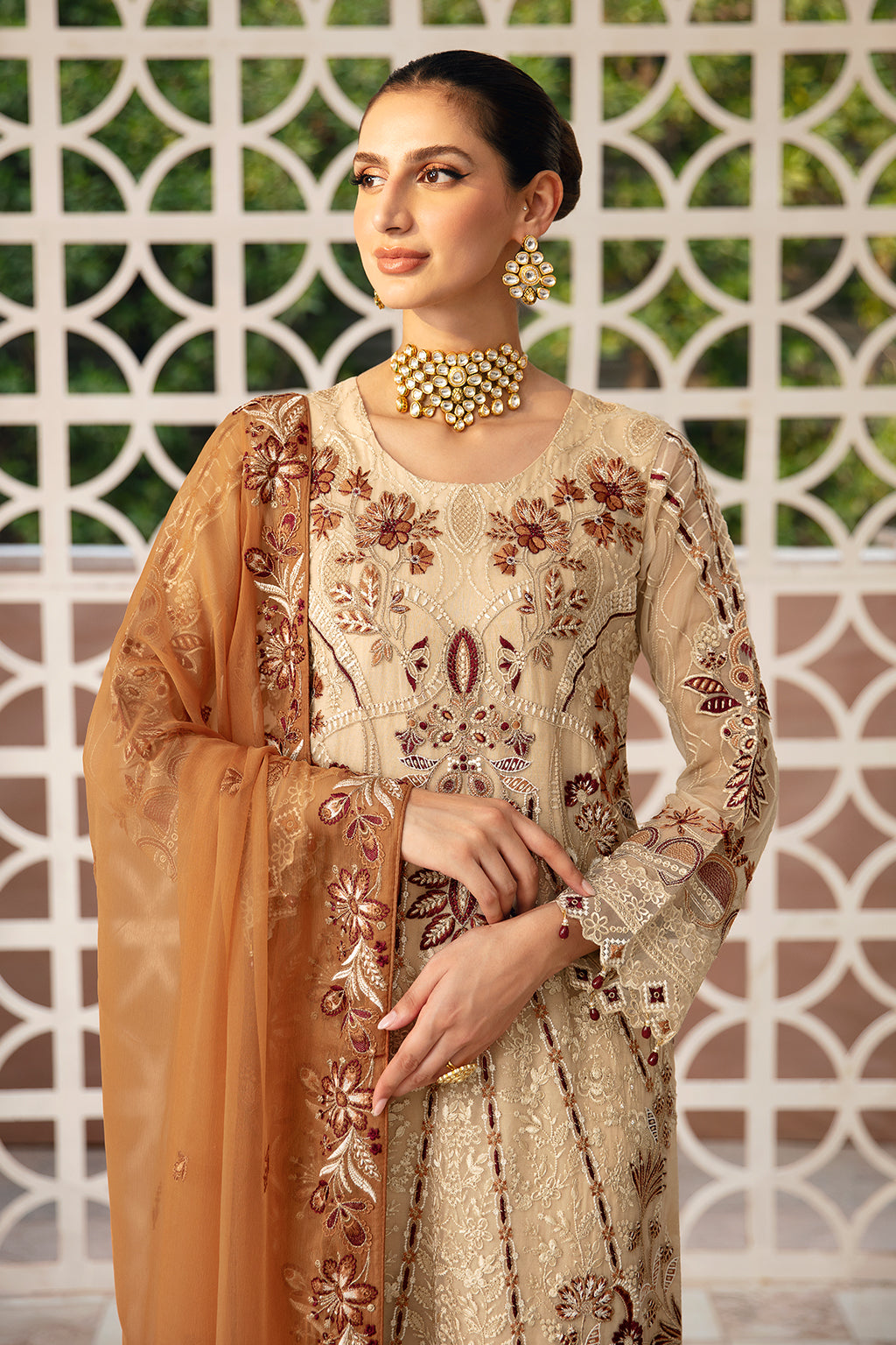 Ramsha | Chevron Chiffon Collection | A-912 by Ramsha - Designer Dress - Type: Ladies Clothes - Available at Libayah - 100% Original