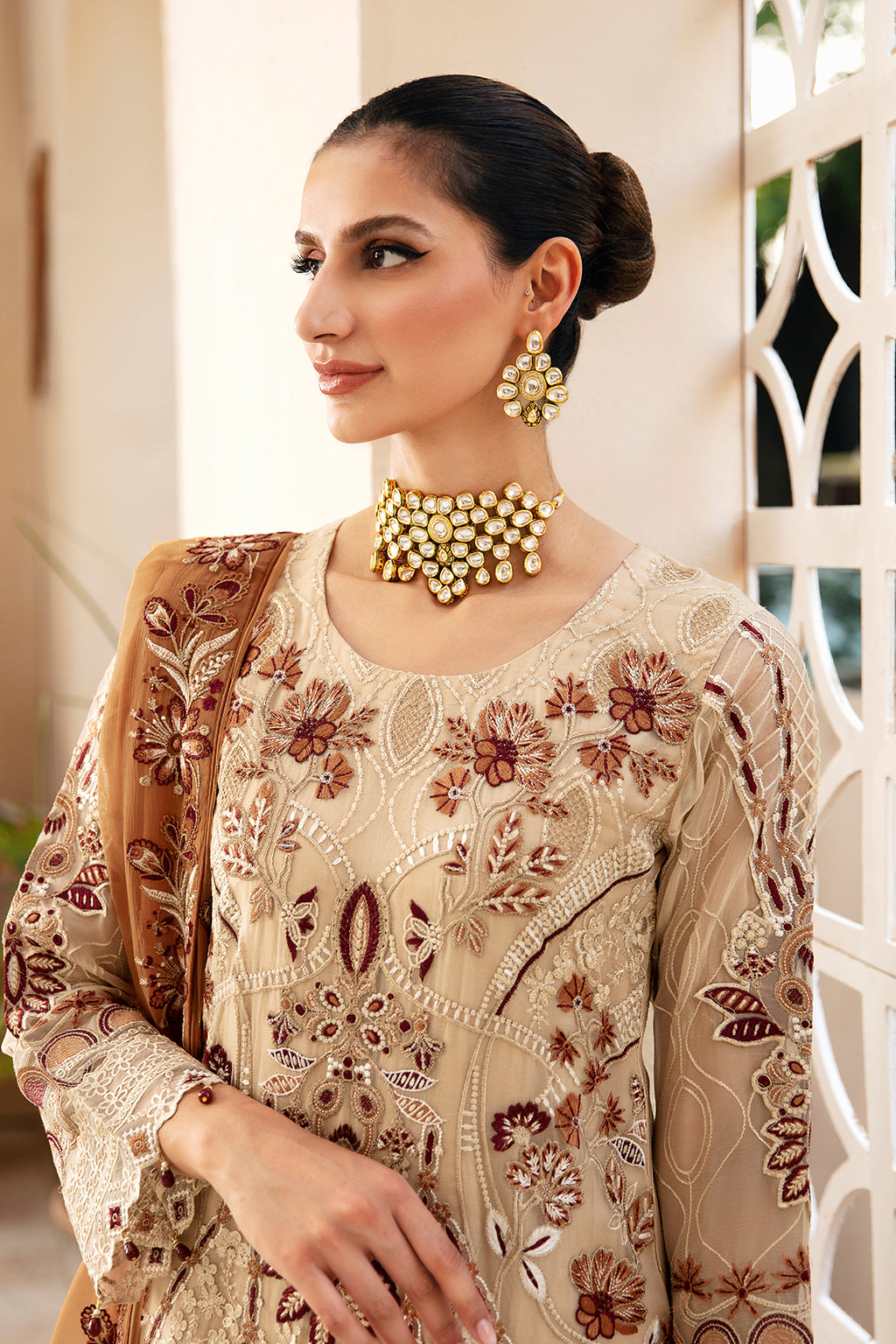 Ramsha | Chevron Chiffon Collection | A-912 by Ramsha - Designer Dress - Type: Ladies Clothes - Available at Libayah - 100% Original