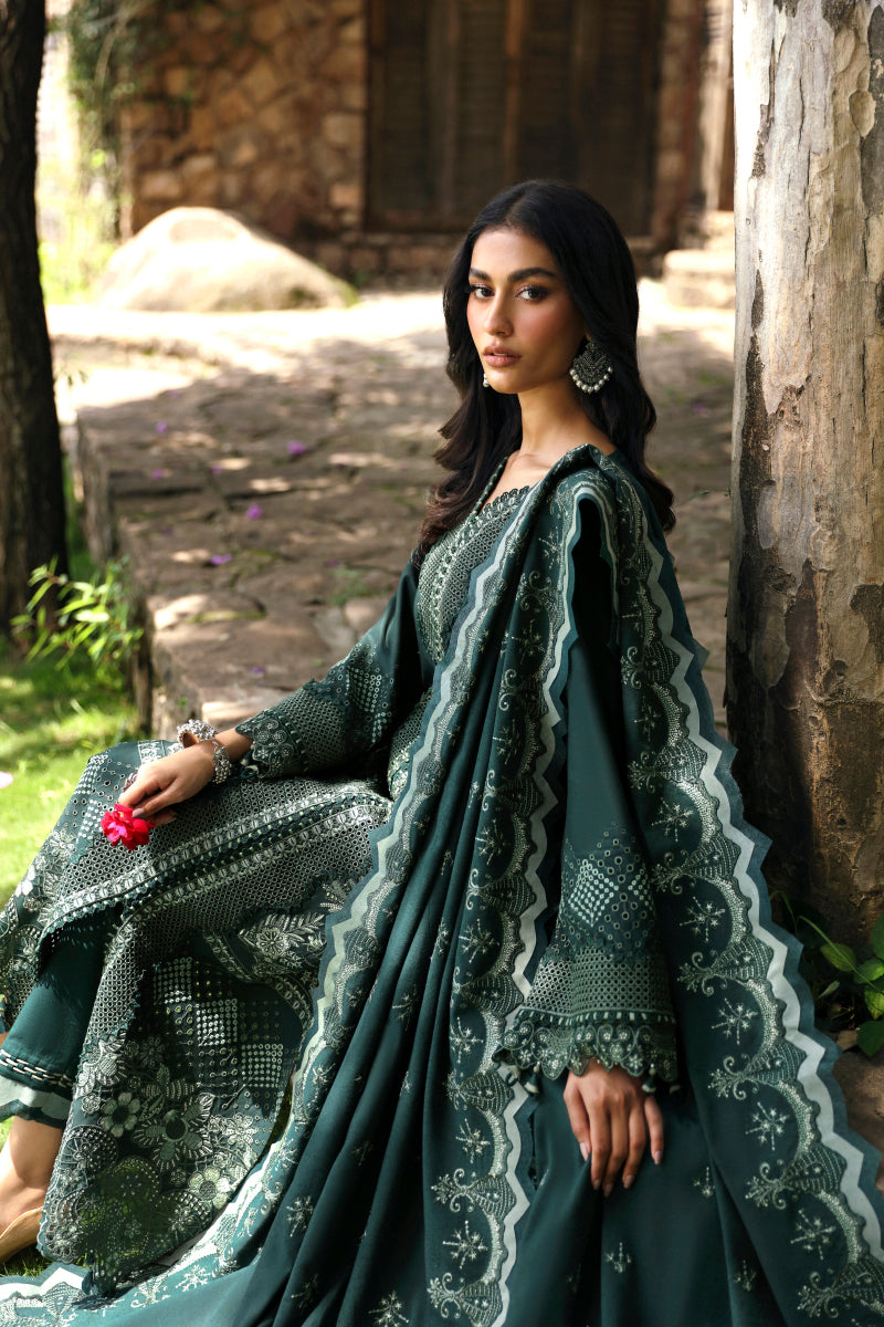 Qalamkar | Qlinekari Linen Collection | LM-05 AILIS by Qalamkar - Designer Dress - Type: Luxury - Available at Libayah - 100% Original