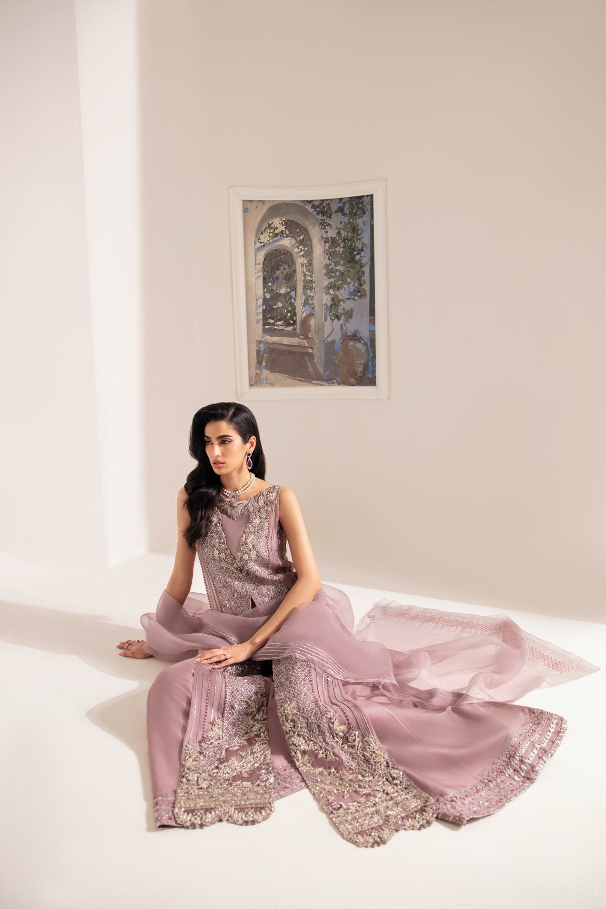 Ayesha and Usman | Aura Luxury Pret | PERIWINKLE by Ayesha and Usman - Designer Dress - Type: Ladies Clothes - Available at Libayah - 100% Original