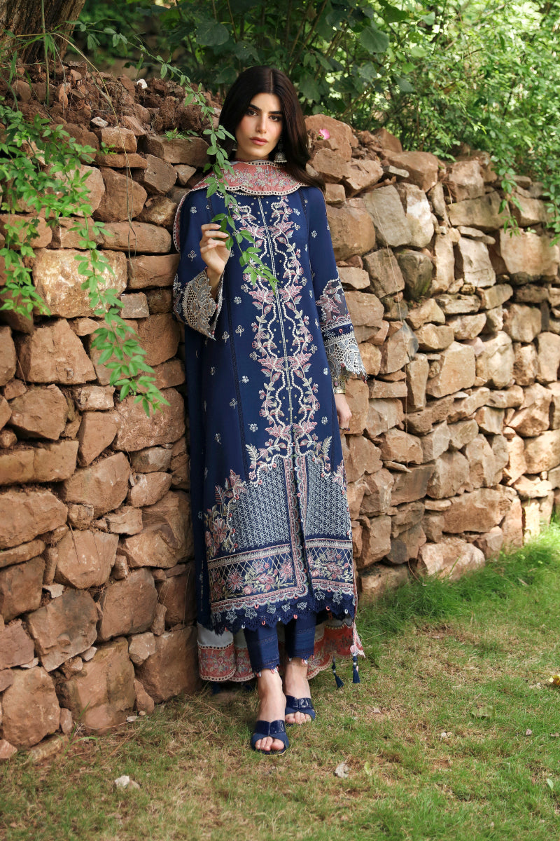 Qalamkar | Qlinekari Linen Collection | LM-06 CADHLA by Qalamkar - Designer Dress - Type: Luxury - Available at Libayah - 100% Original