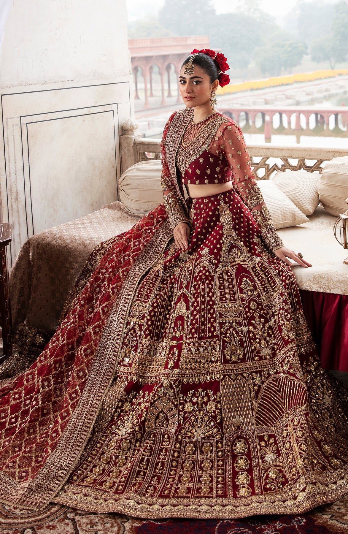 Zevk | Afsanah Wedding Formals | PARI ZAD by Zevk - Designer Dress - Type: Ladies Clothes - Available at Libayah - 100% Original