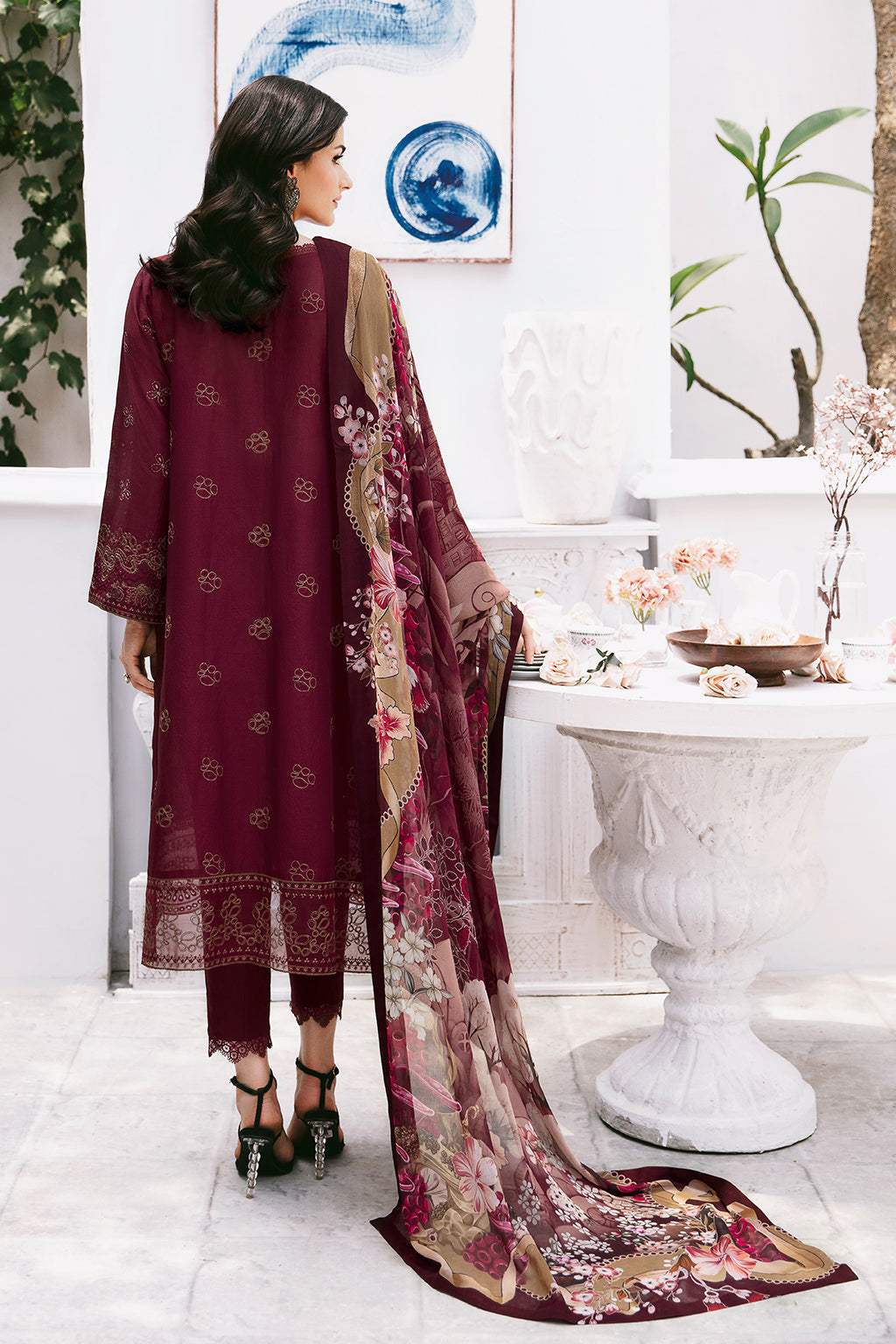 Ramsha | Andaaz Lawn Collection | Z-907 by Ramsha - Designer Dress - Type: Ladies Clothes - Available at Libayah - 100% Original