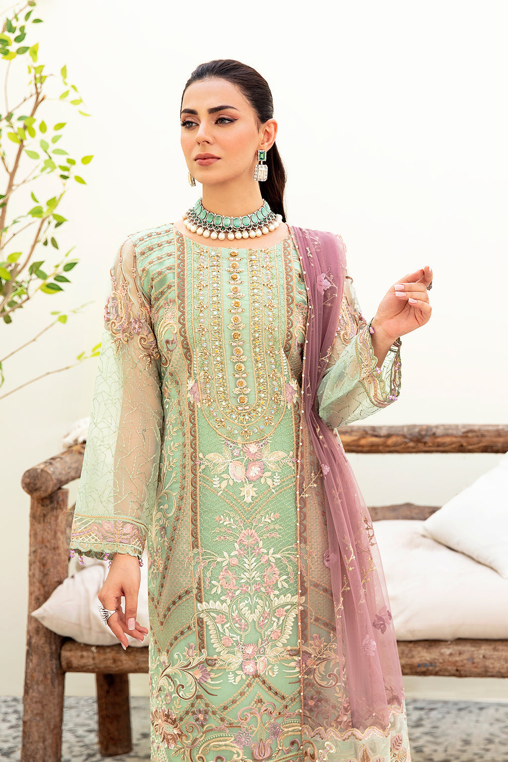 Ramsha | Minhal Organza Collection | M-905 by Ramsha - Designer Dress - Type: Ladies Clothes - Available at Libayah - 100% Original