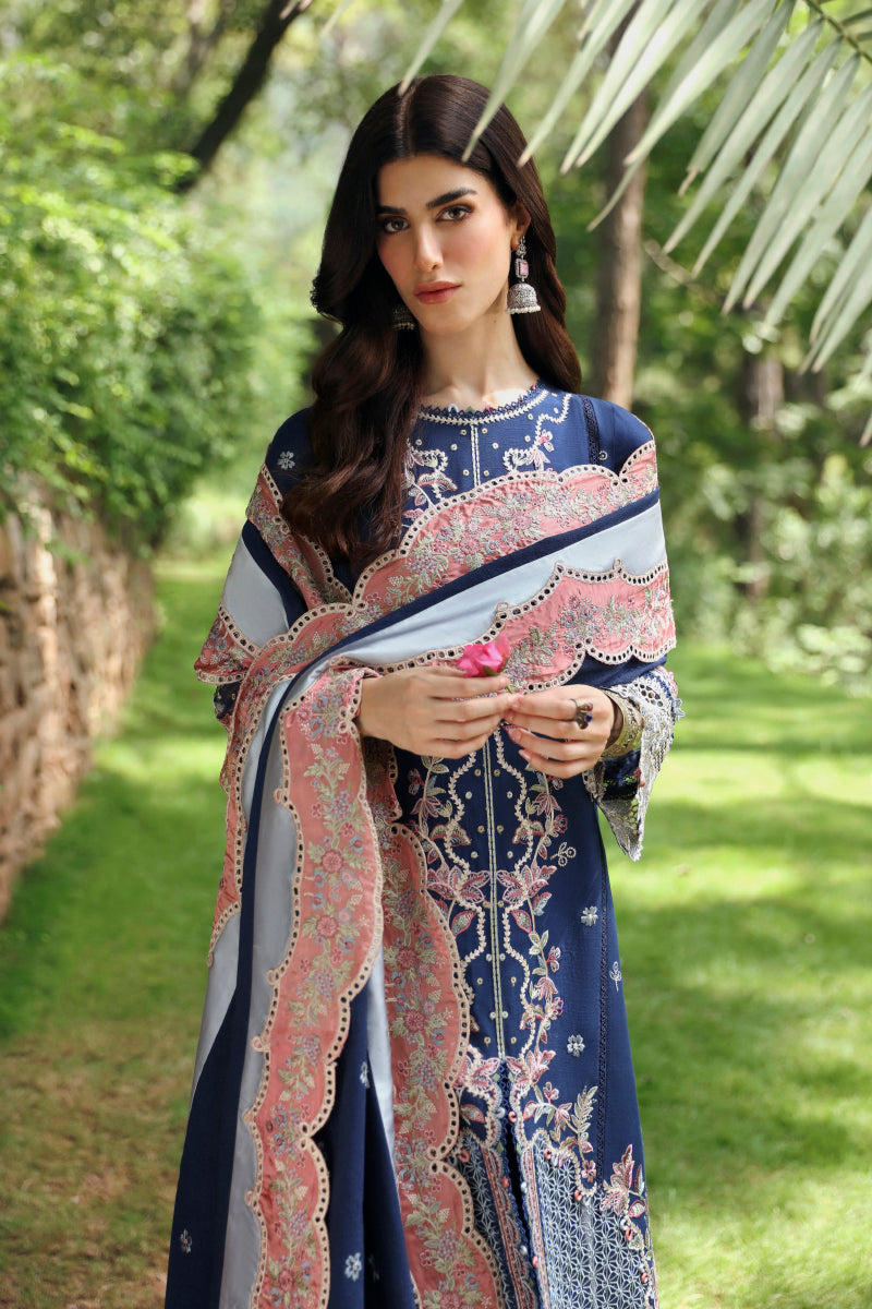 Qalamkar | Qlinekari Linen Collection | LM-06 CADHLA by Qalamkar - Designer Dress - Type: Luxury - Available at Libayah - 100% Original