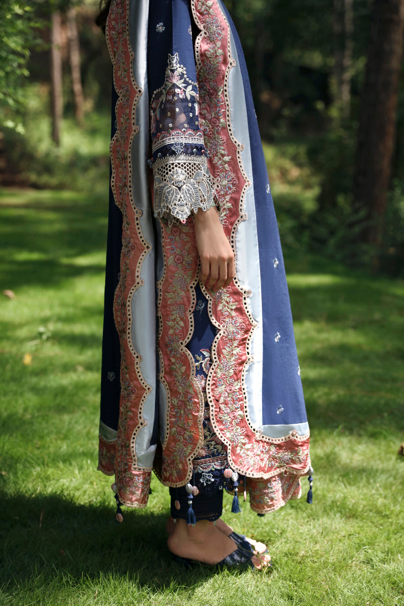 Qalamkar | Qlinekari Linen Collection | LM-06 CADHLA by Qalamkar - Designer Dress - Type: Luxury - Available at Libayah - 100% Original