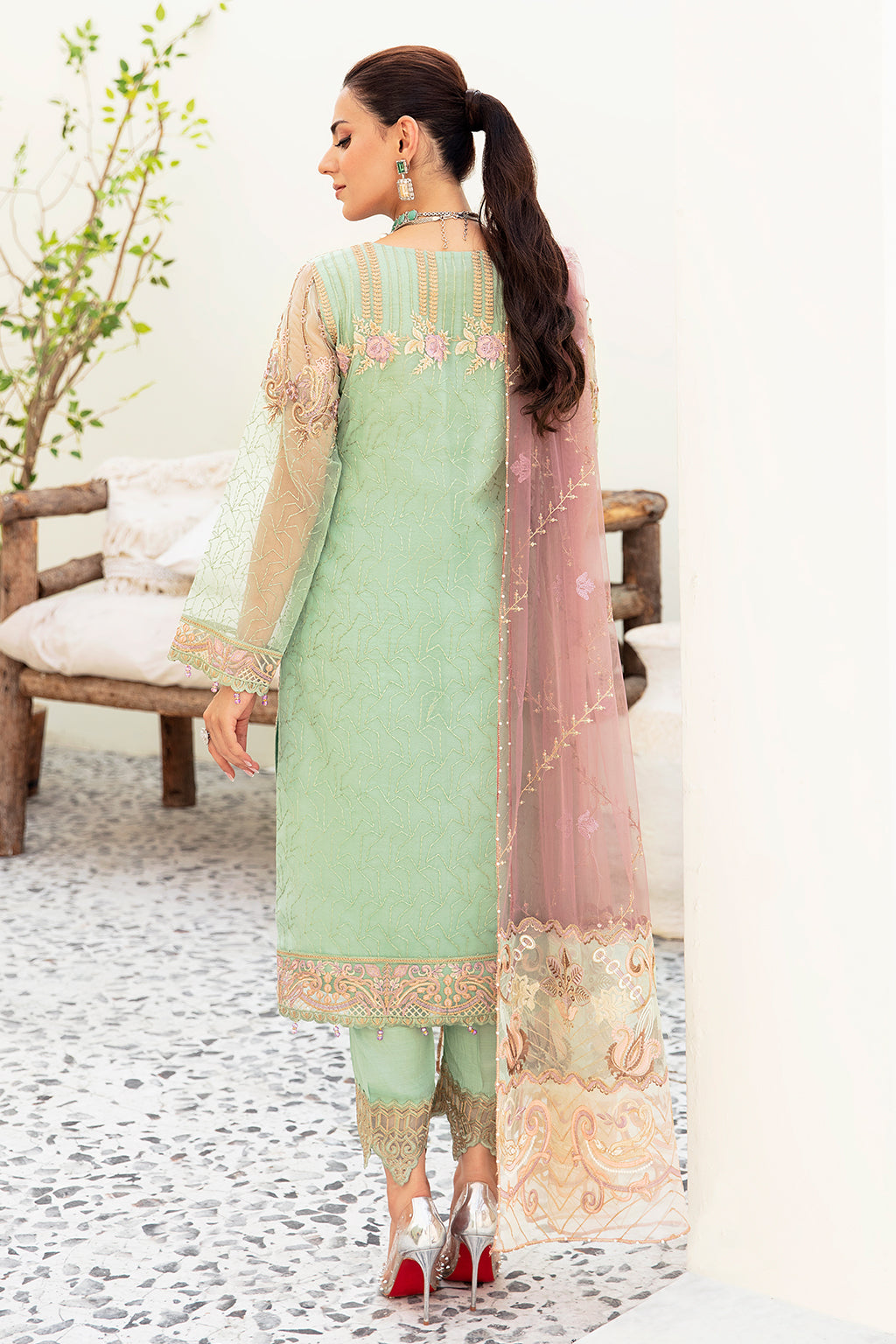 Ramsha | Minhal Organza Collection | M-905 by Ramsha - Designer Dress - Type: Ladies Clothes - Available at Libayah - 100% Original