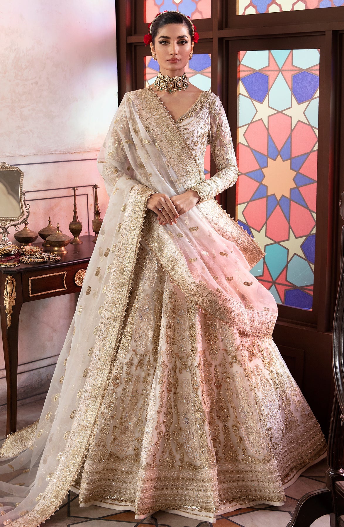 Zevk | Afsanah Wedding Formals | ALIF by Zevk - Designer Dress - Type: Ladies Clothes - Available at Libayah - 100% Original