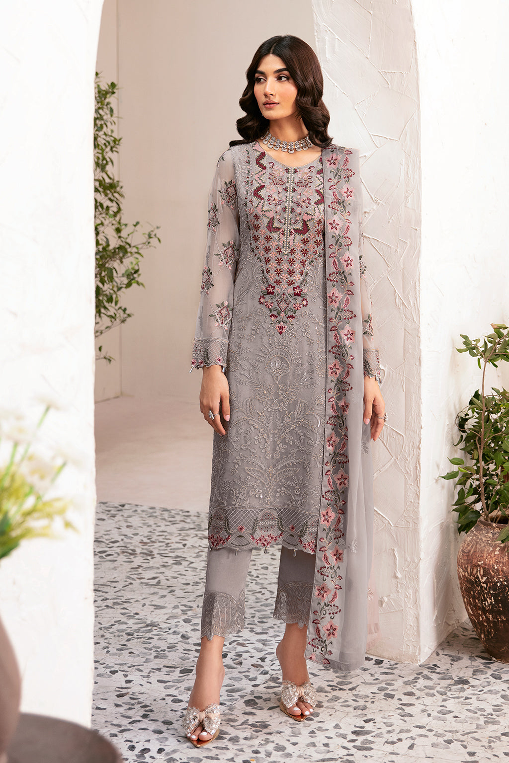 Ramsha | Rangoon Chiffon Collection 24 | D-1210 by Ramsha - Designer Dress - Type: Ladies Clothes - Available at Libayah - 100% Original