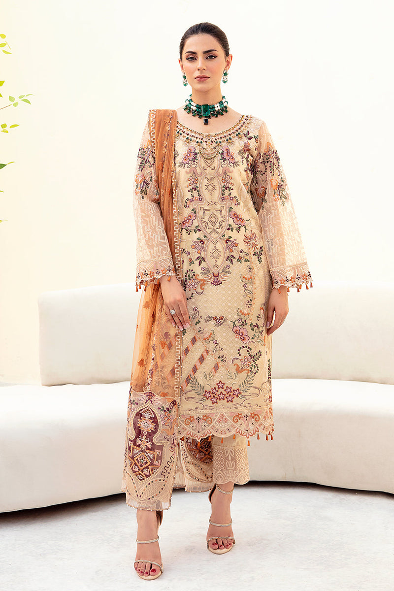 Ramsha | Minhal Organza Collection | M-901 by Ramsha - Designer Dress - Type: Ladies Clothes - Available at Libayah - 100% Original