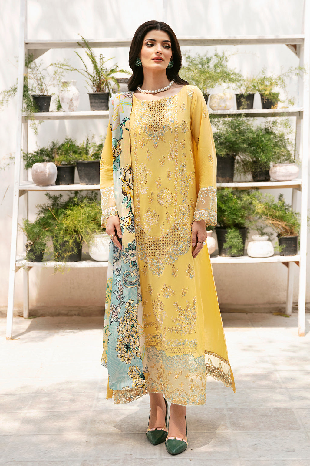 Ramsha | Andaaz Lawn Collection | Z-910 by Ramsha - Designer Dress - Type: Ladies Clothes - Available at Libayah - 100% Original