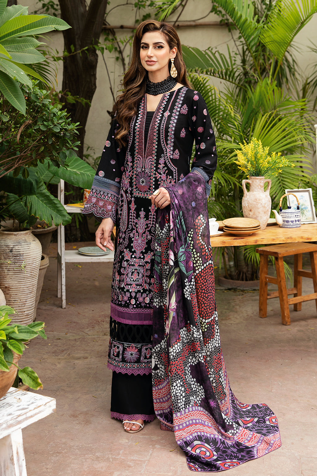 Ramsha | Luxury Lawn 24 | Y-806 by Ramsha - Designer Dress - Type: Ladies Clothes - Available at Libayah - 100% Original