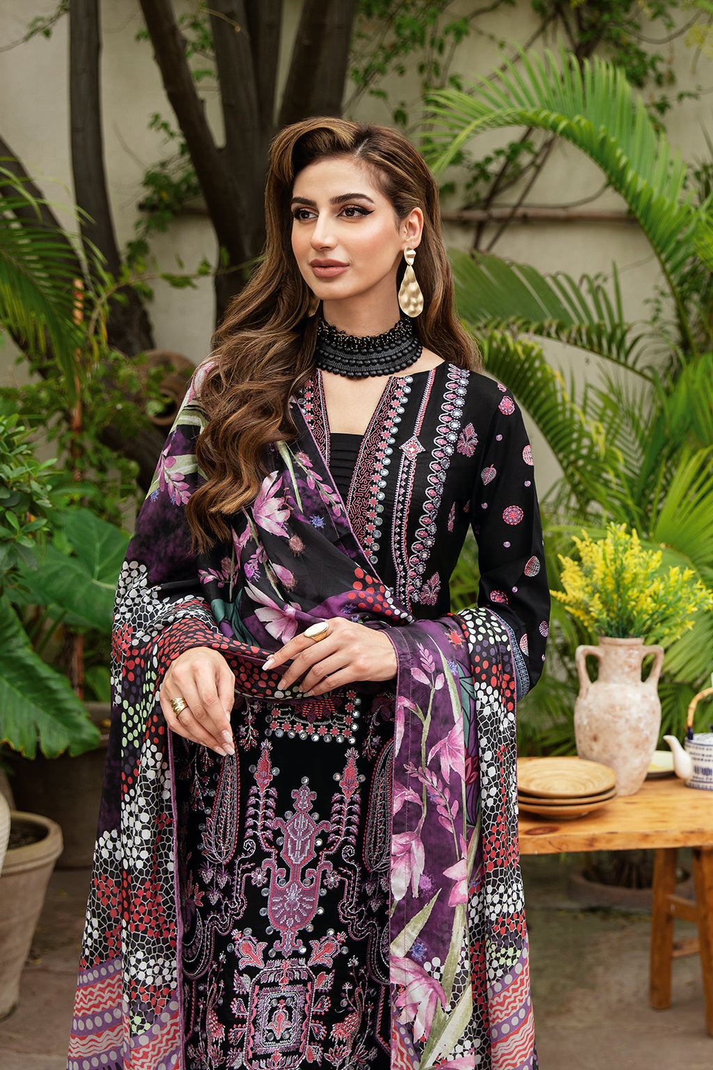 Ramsha | Luxury Lawn 24 | Y-806 by Ramsha - Designer Dress - Type: Ladies Clothes - Available at Libayah - 100% Original