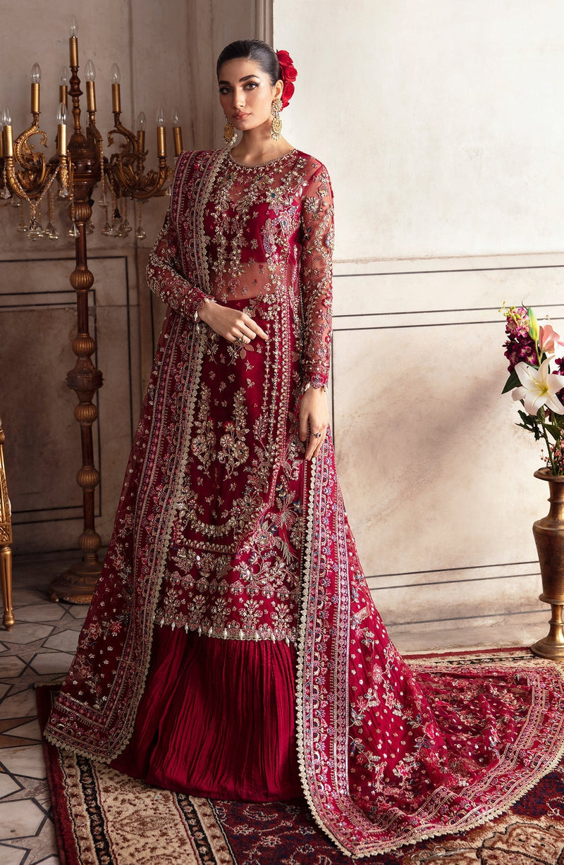 Zevk | Afsanah Wedding Formals | KAMKHAWAB by Zevk - Designer Dress - Type: Ladies Clothes - Available at Libayah - 100% Original