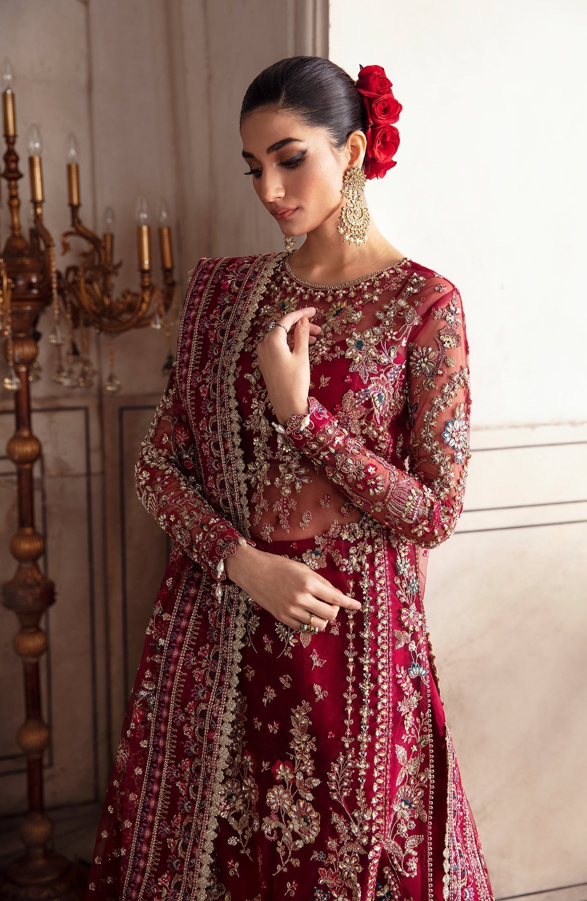 Zevk | Afsanah Wedding Formals | KAMKHAWAB by Zevk - Designer Dress - Type: Ladies Clothes - Available at Libayah - 100% Original