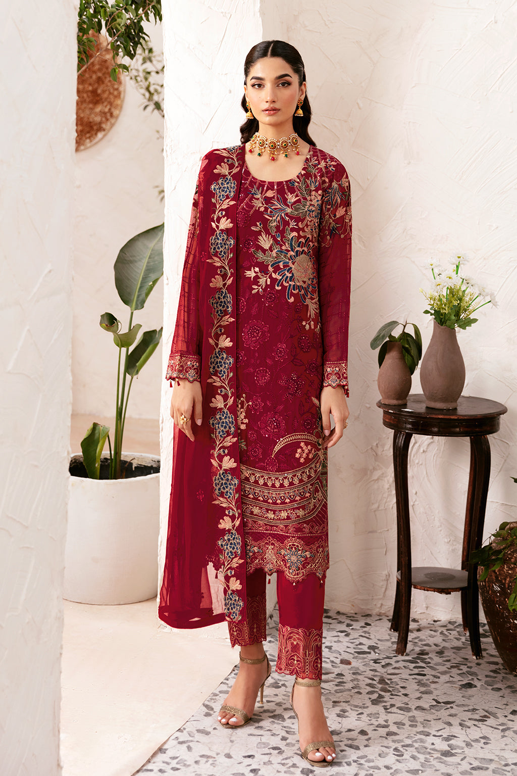 Ramsha | Rangoon Chiffon Collection 24 | D-1205 by Ramsha - Designer Dress - Type: Ladies Clothes - Available at Libayah - 100% Original