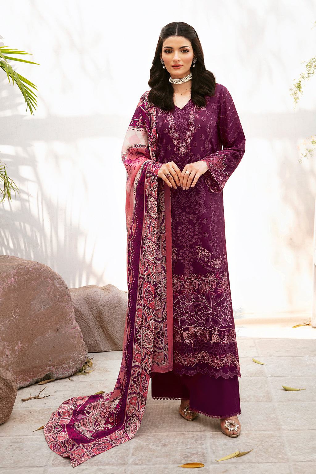 Ramsha | Andaaz Lawn Collection | Z-901 by Ramsha - Designer Dress - Type: Ladies Clothes - Available at Libayah - 100% Original