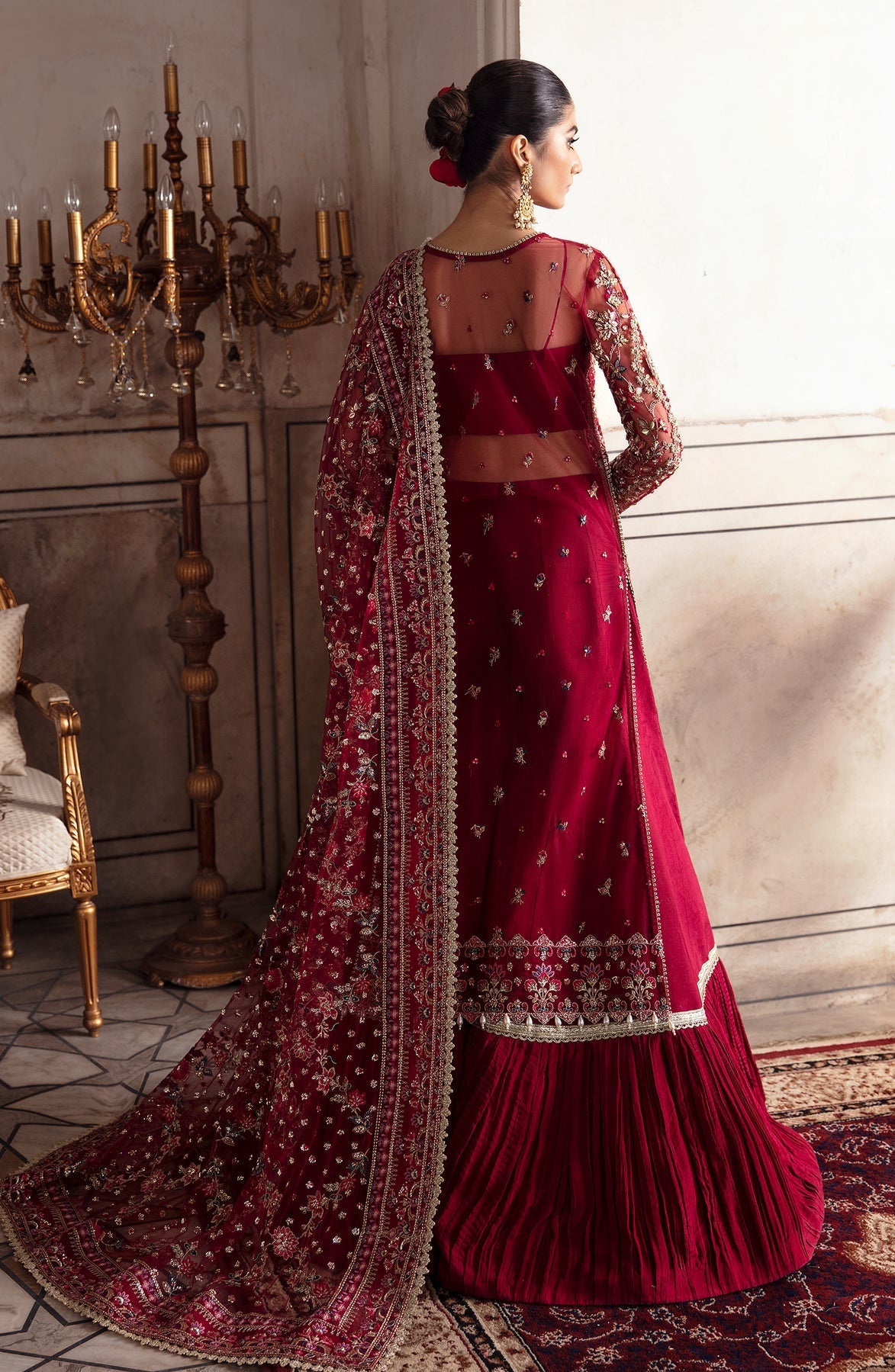 Zevk | Afsanah Wedding Formals | KAMKHAWAB by Zevk - Designer Dress - Type: Ladies Clothes - Available at Libayah - 100% Original