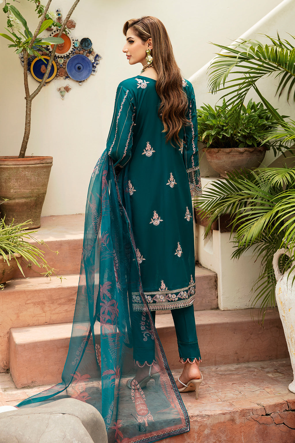 Ramsha | Luxury Lawn 24 | Y-808 by Ramsha - Designer Dress - Type: Ladies Clothes - Available at Libayah - 100% Original