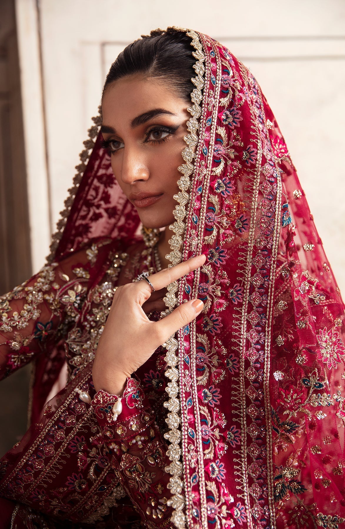 Zevk | Afsanah Wedding Formals | KAMKHAWAB by Zevk - Designer Dress - Type: Ladies Clothes - Available at Libayah - 100% Original