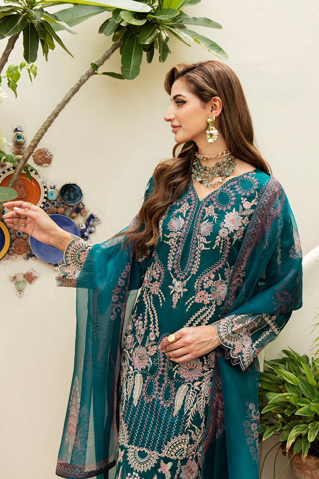Ramsha | Luxury Lawn 24 | Y-808 by Ramsha - Designer Dress - Type: Ladies Clothes - Available at Libayah - 100% Original
