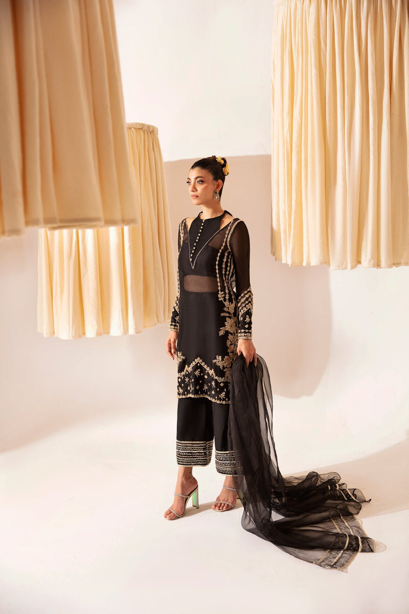 Ayesha and Usman | Aura Luxury Pret | RAVEN by Ayesha and Usman - Designer Dress - Type: Ladies Clothes - Available at Libayah - 100% Original