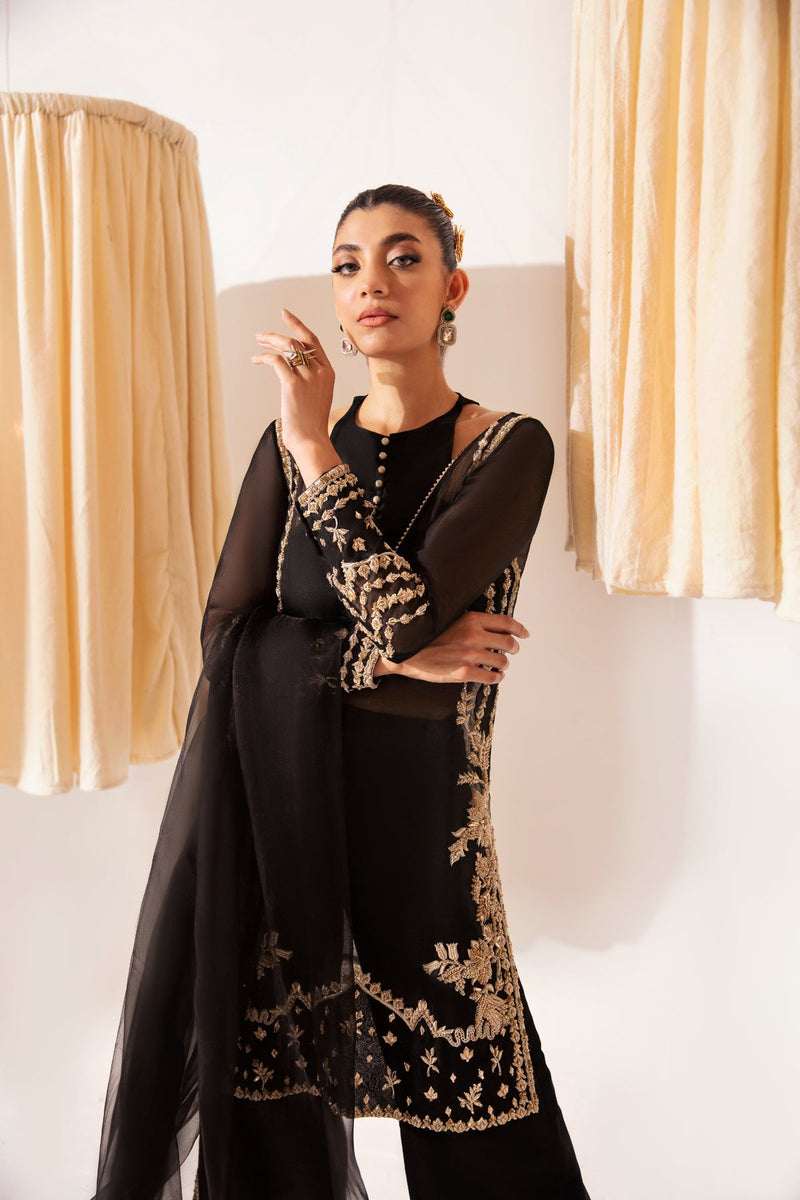 Ayesha and Usman | Aura Luxury Pret | RAVEN by Ayesha and Usman - Designer Dress - Type: Ladies Clothes - Available at Libayah - 100% Original