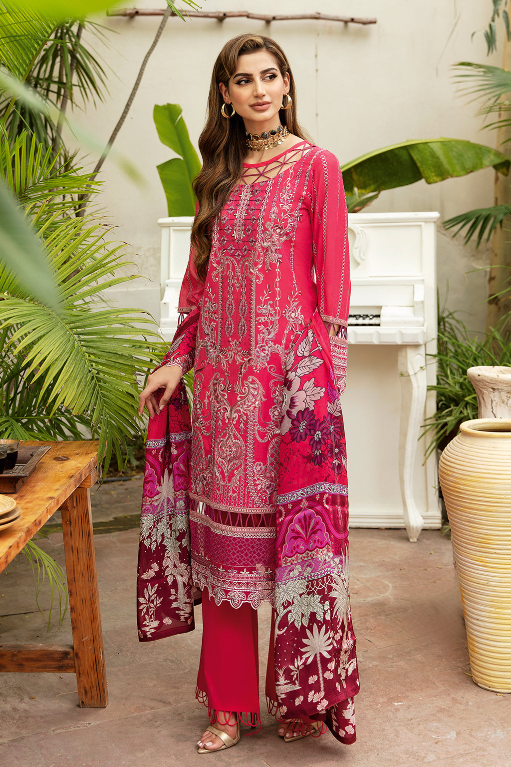 Ramsha | Riwayat Lawn Collection| Y-810 by Ramsha - Designer Dress - Type: Ladies Clothes - Available at Libayah - 100% Original