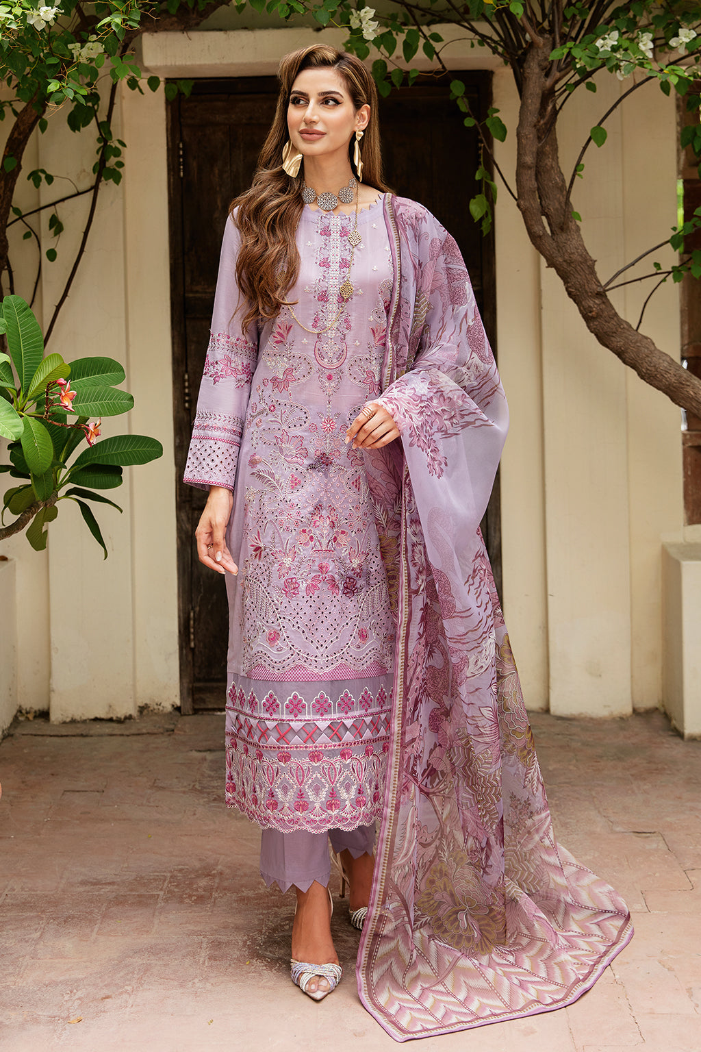 Ramsha | Luxury Lawn 24 | Y-804 by Ramsha - Designer Dress - Type: Ladies Clothes - Available at Libayah - 100% Original