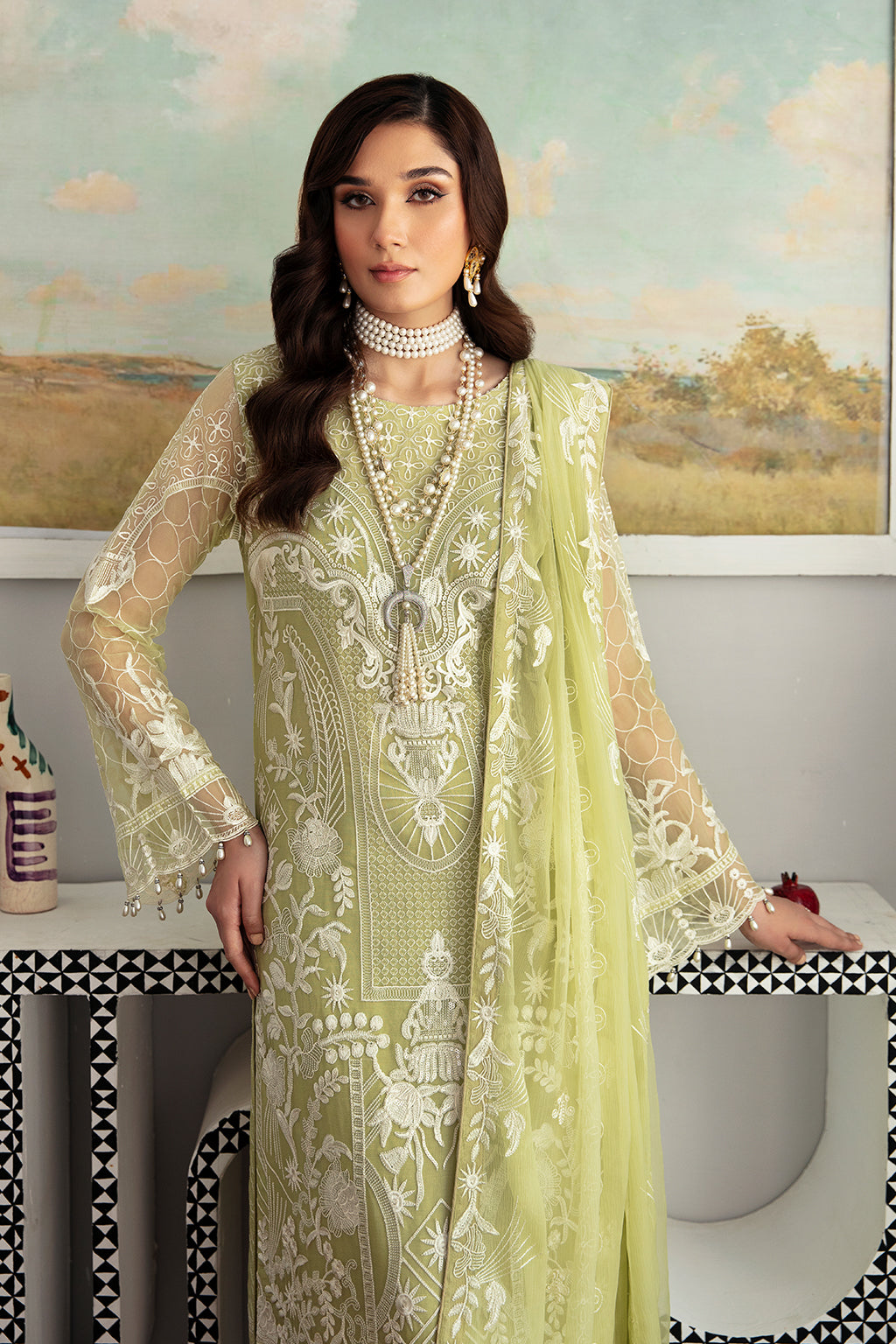 Ramsha | Rangoon Chiffon Collection 24 |D-1105 by Ramsha - Designer Dress - Type: Ladies Clothes - Available at Libayah - 100% Original