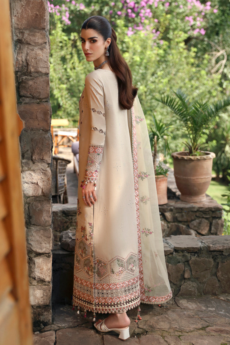 Qalamkar | Qlinekari Linen Collection | LM-11 ZIA by Qalamkar - Designer Dress - Type: Luxury - Available at Libayah - 100% Original
