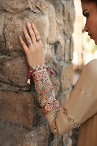 Qalamkar | Qlinekari Linen Collection | LM-11 ZIA by Qalamkar - Designer Dress - Type: Luxury - Available at Libayah - 100% Original