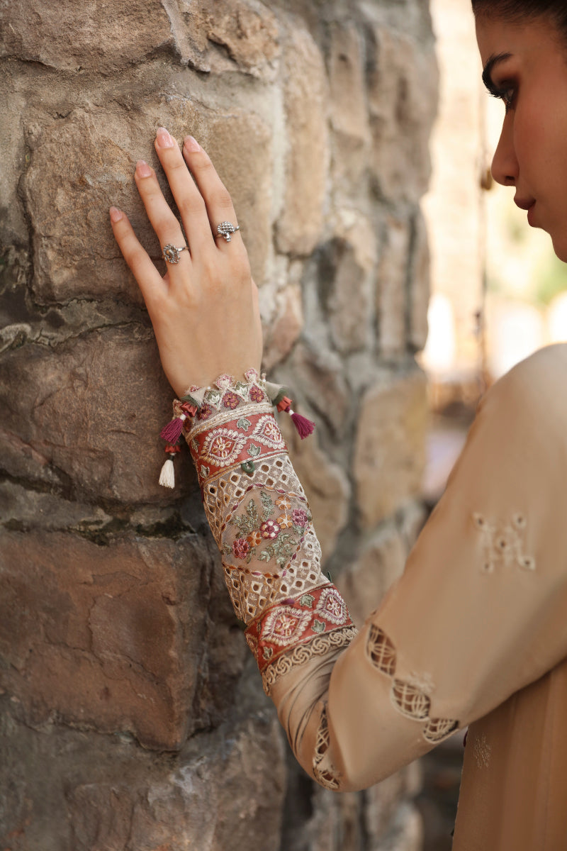 Qalamkar | Qlinekari Linen Collection | LM-11 ZIA by Qalamkar - Designer Dress - Type: Luxury - Available at Libayah - 100% Original