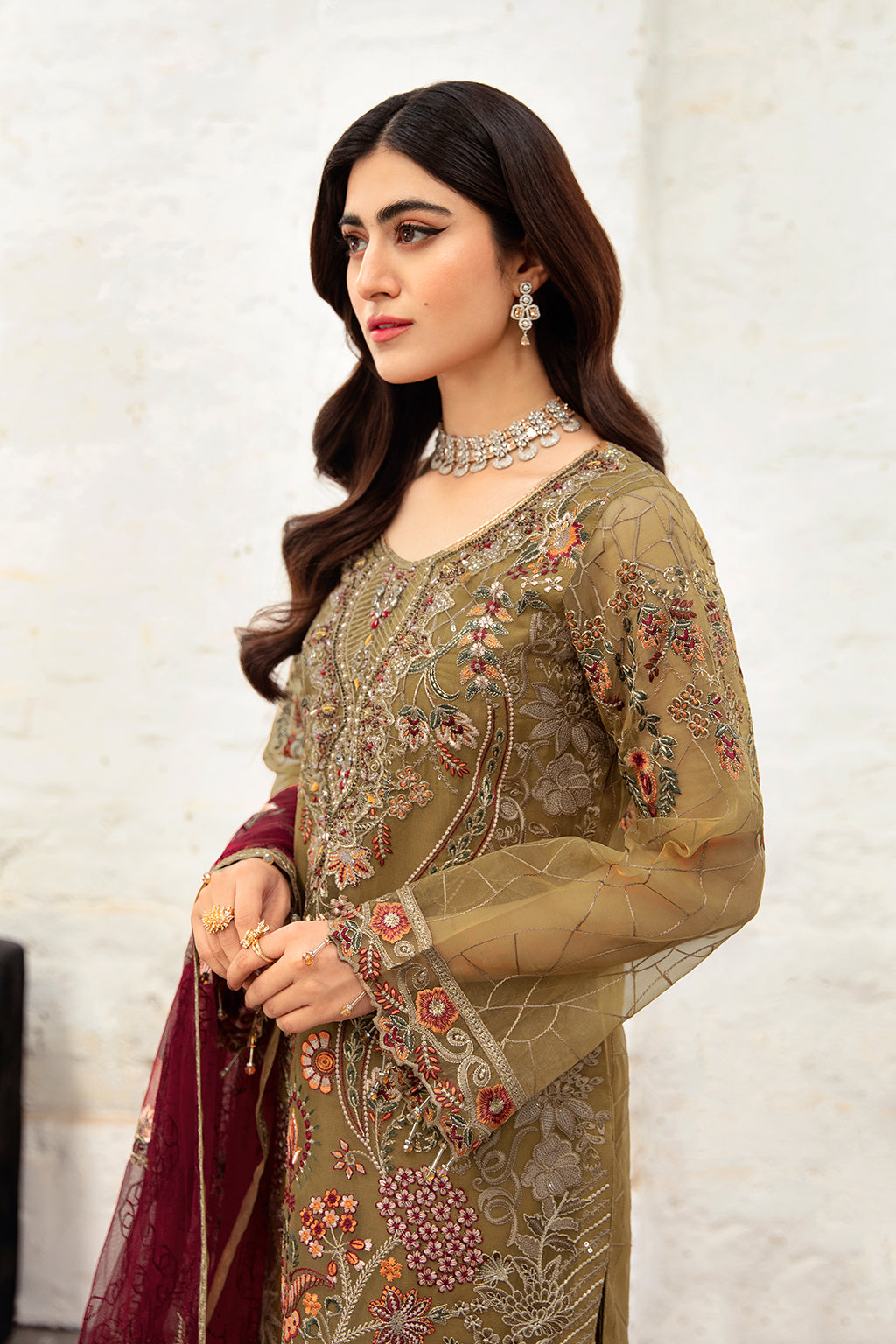 Ramsha | Minhal Organza Collection | M-1010 by Ramsha - Designer Dress - Type: Ladies Clothes - Available at Libayah - 100% Original