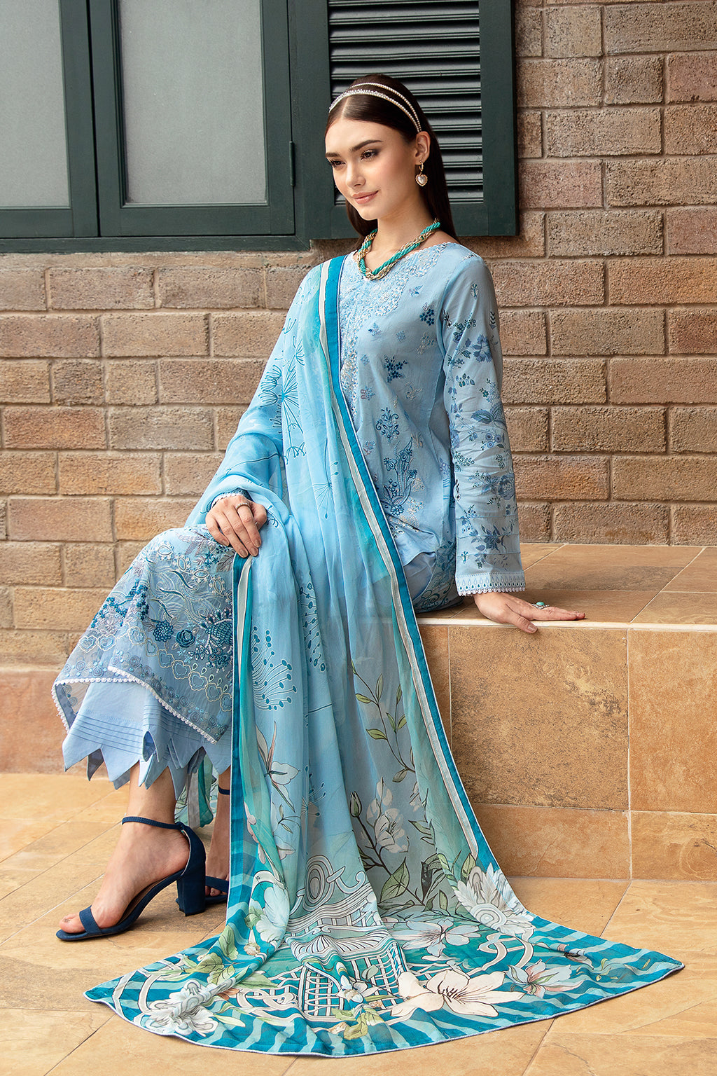 Ramsha | Riwayat Lawn Collection| Y-911 by Ramsha - Designer Dress - Type: Ladies Clothes - Available at Libayah - 100% Original