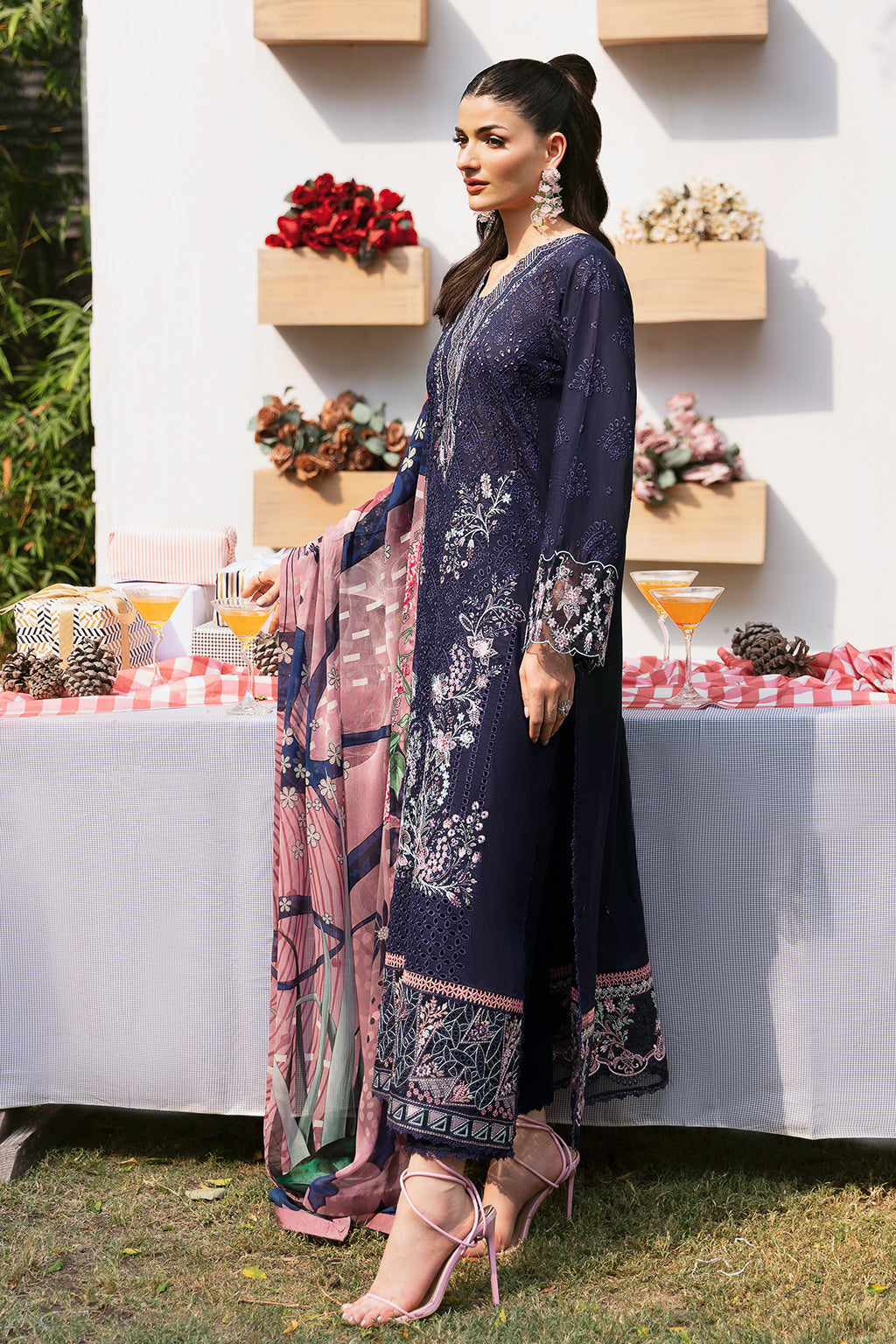 Ramsha | Andaaz Lawn Collection | Z-906 by Ramsha - Designer Dress - Type: Ladies Clothes - Available at Libayah - 100% Original