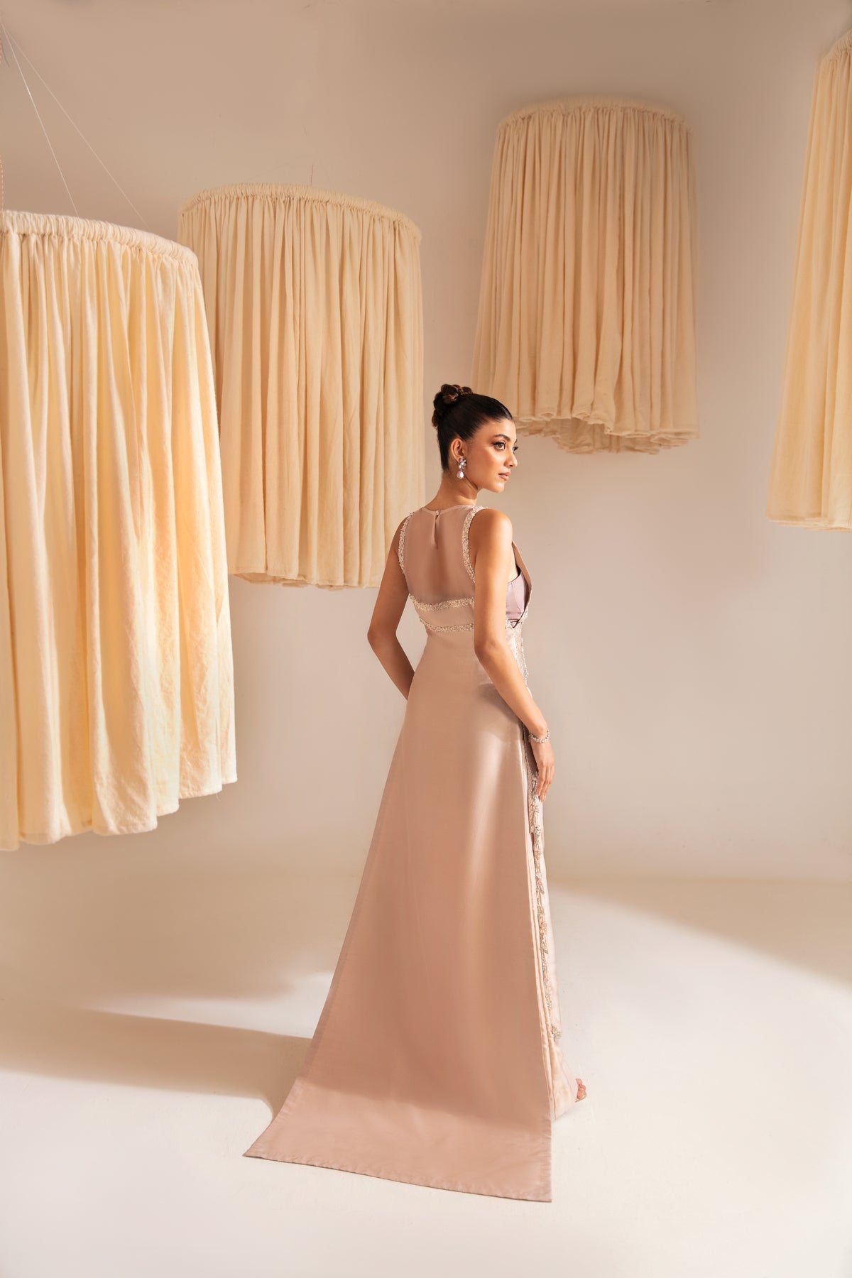 Ayesha and Usman | Aura Luxury Pret | Pale Blush by Ayesha and Usman - Designer Dress - Type: Ladies Clothes - Available at Libayah - 100% Original