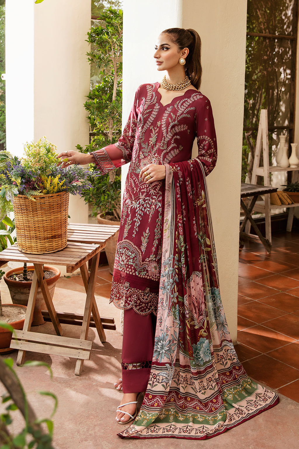 Ramsha | Luxury Lawn 24 | Y-801 by Ramsha - Designer Dress - Type: Ladies Clothes - Available at Libayah - 100% Original