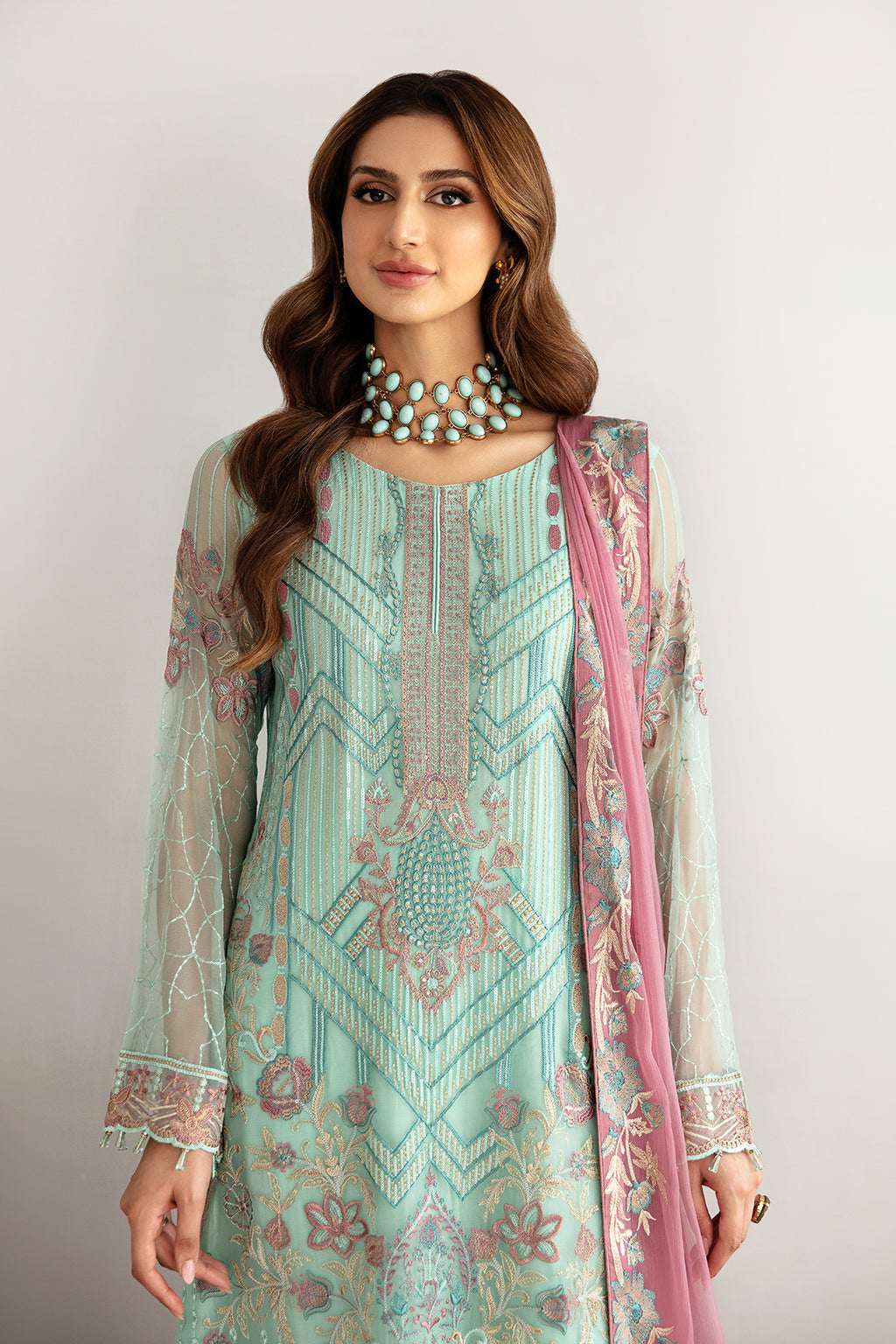 Ramsha | Rangoon Chiffon Collection 24 |D-1107 by Ramsha - Designer Dress - Type: Ladies Clothes - Available at Libayah - 100% Original