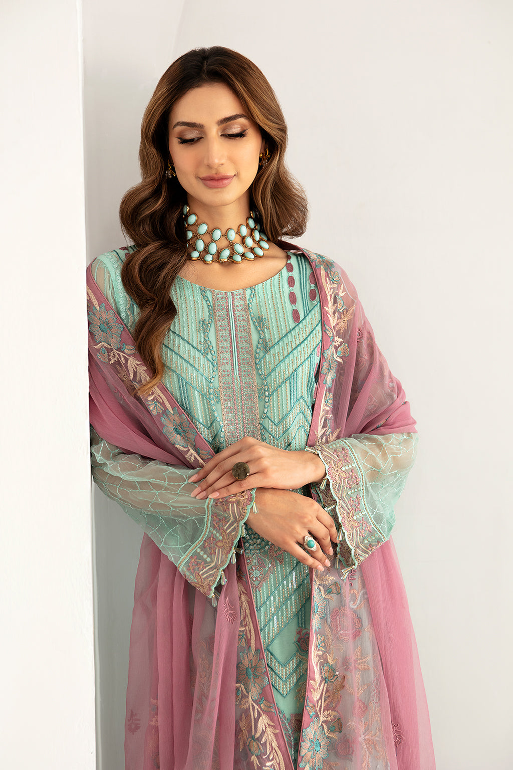 Ramsha | Rangoon Chiffon Collection 24 |D-1107 by Ramsha - Designer Dress - Type: Ladies Clothes - Available at Libayah - 100% Original