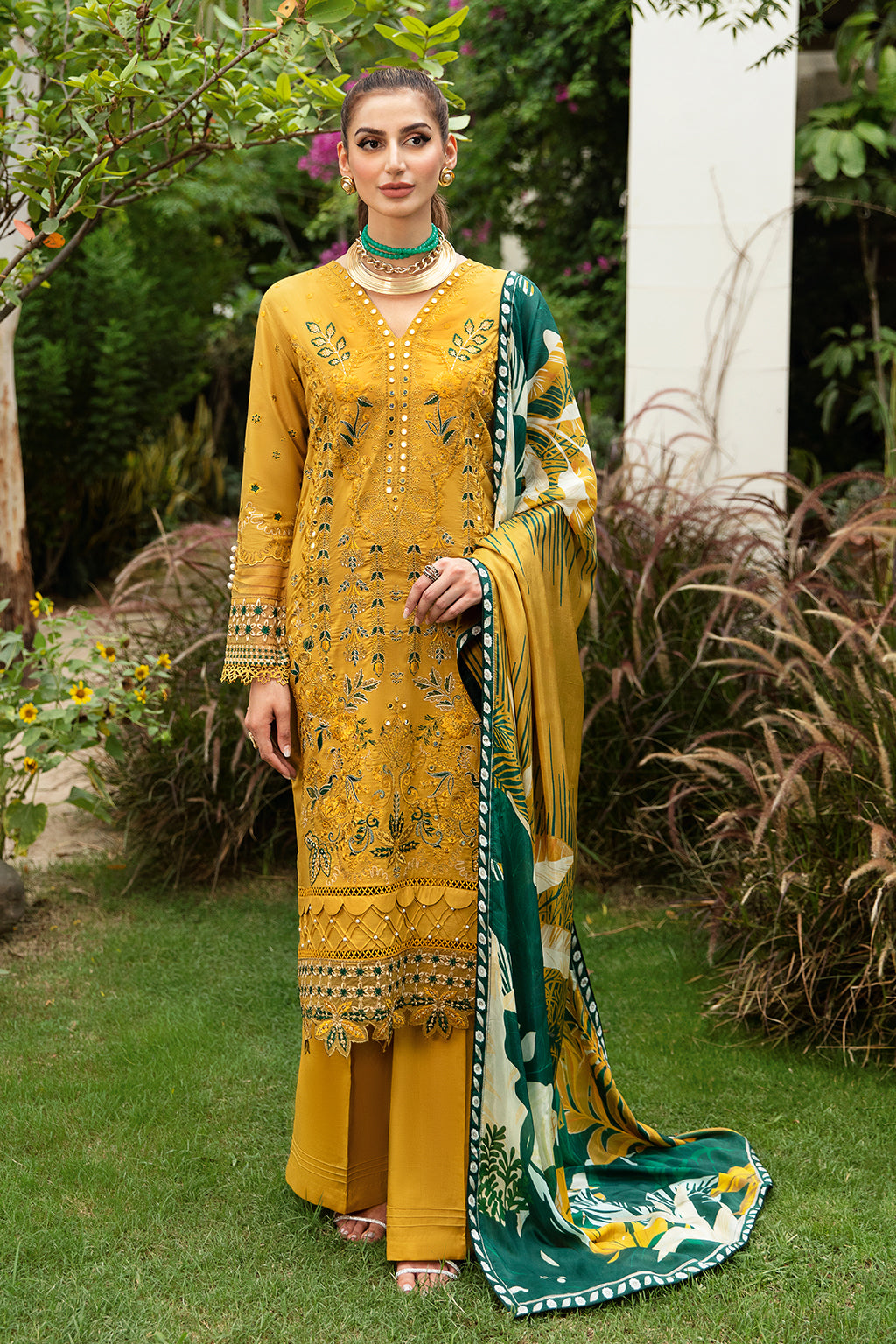 Ramsha | Luxury Lawn 24 | Y-805 by Ramsha - Designer Dress - Type: Ladies Clothes - Available at Libayah - 100% Original