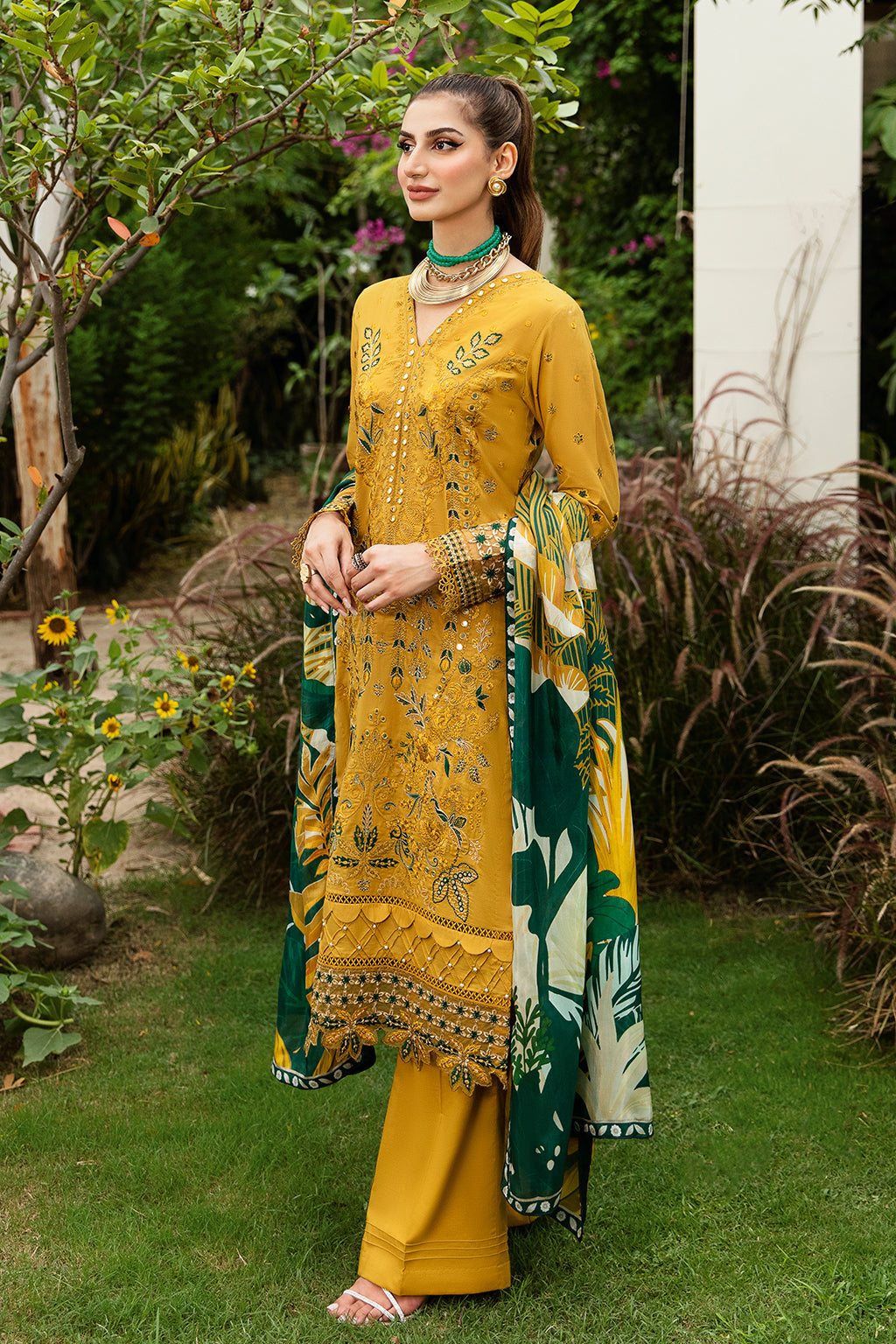 Ramsha | Luxury Lawn 24 | Y-805 by Ramsha - Designer Dress - Type: Ladies Clothes - Available at Libayah - 100% Original
